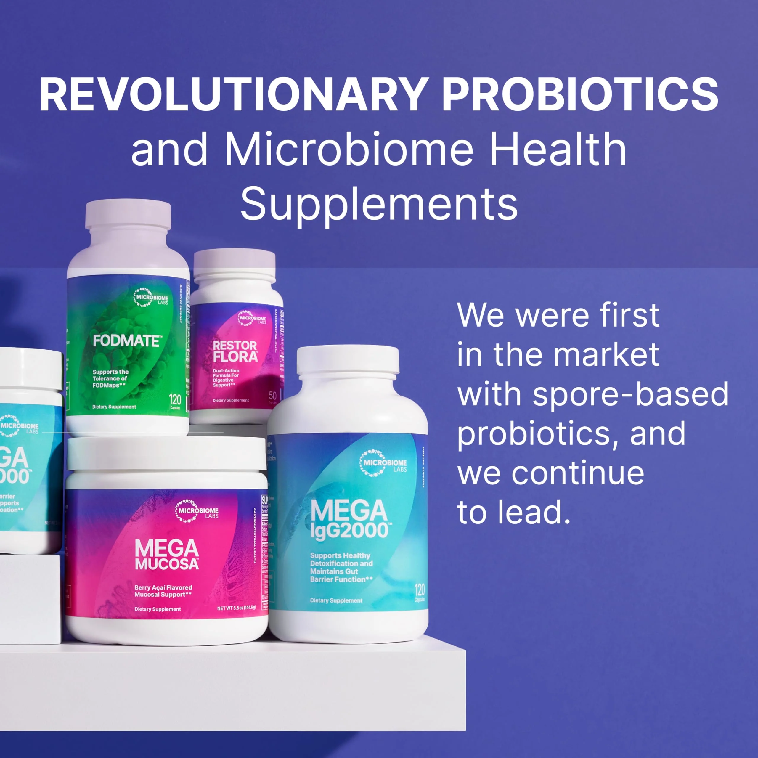 Microbiome Labs Mega IgG2000 Capsules - Dairy Free Bovine Colostrum Supplement Alternative - Immunoglobulin Supplement from Bovine Serum to Support Digestive Health (120 Capsules) - Image 2