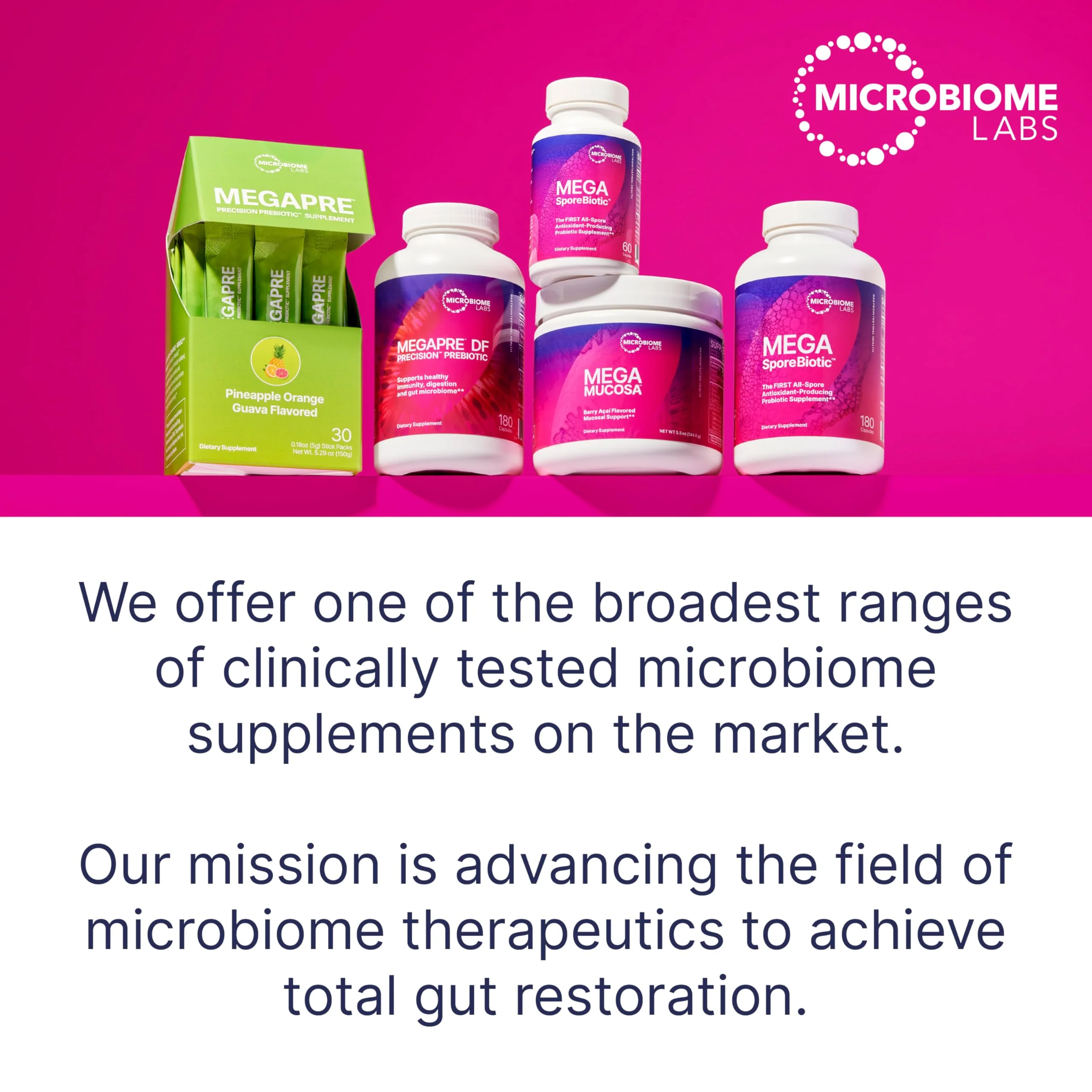 Microbiome Labs MegaSporeBiotic Probiotics for Women & Men - Spore-Based Probiotic for Gut Health & Digestive Support - Shelf-Stable, Travel-Friendly, Mens & Womens Probiotics (60 Capsules) - Image 3