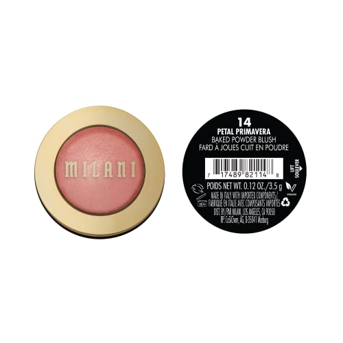 Milani Baked Blush, Powder Blush for Cheeks, Cruelty Free Makeup - Shape, Contour & Highlight Face for a Shimmery or Matte Finish -Petal Primavera - Image 10