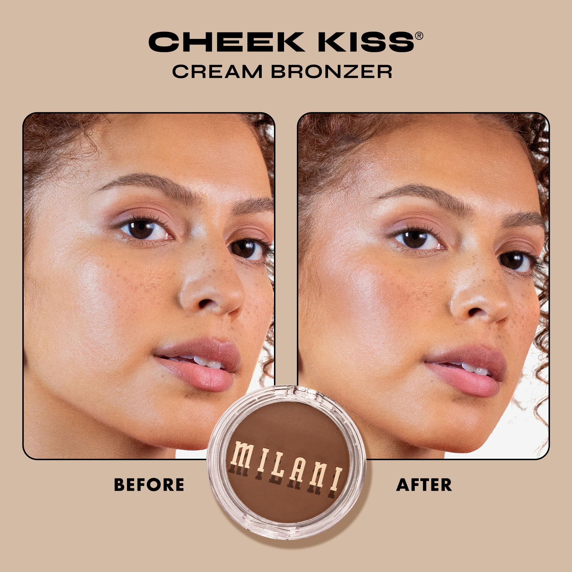Milani Cheek Kiss Cream Bronzer, 130 - Spicy Season, Vegan & Cruelty-Free, Made in Korea, Lightweight Glow, Soft Matte Finish - Image 7