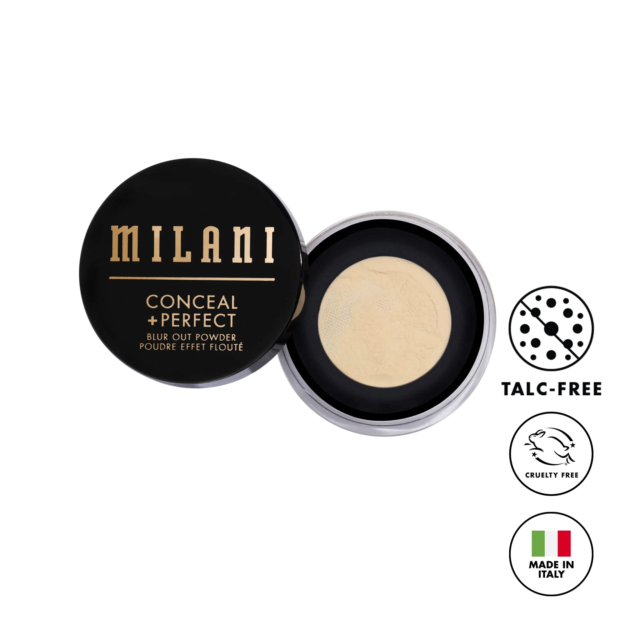 Milani Conceal + Perfect Setting Powder Makeup -Translucent Blur Out Talc-free Formula, Pore Blurring Filtered Finish - Image 8