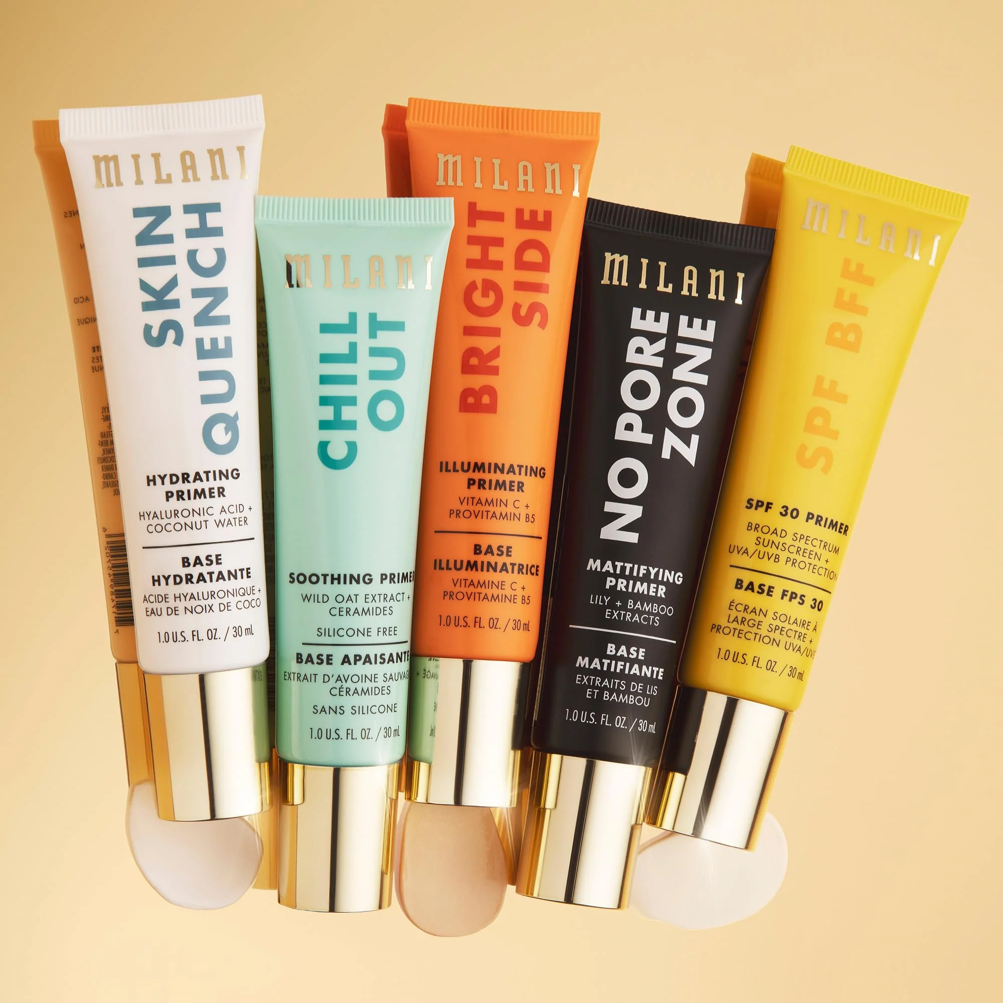 Milani Face Primer for Makeup -Skin Quench Hydrating & Blurring Primer with Hyaluronic Acid & Coconut Water, 1.0 Fl. Oz - Image 2