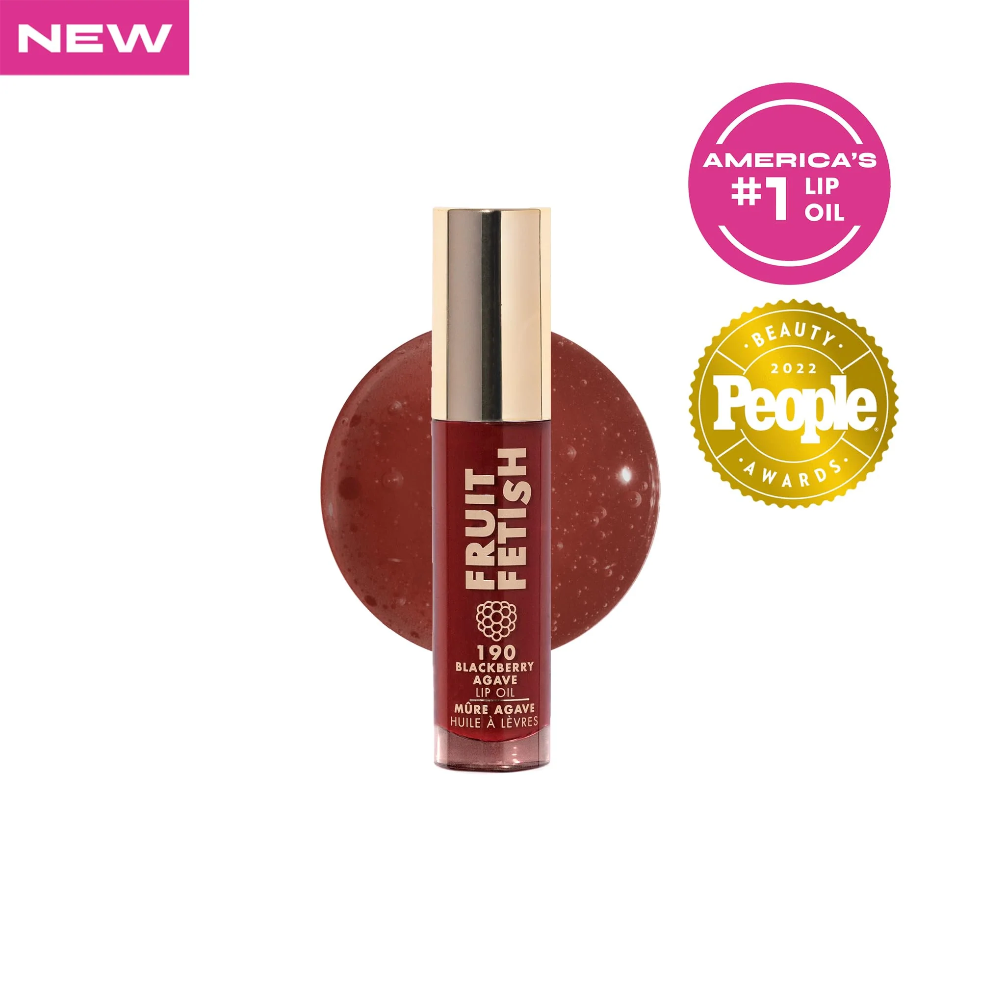 Milani Fruit Fetish Lip Oil with Vitamin E for Instant Hydration, Fruit Extract Infused Lip Treatment and Moisturizing Lip Gloss - Blackberry Agave - Image 5