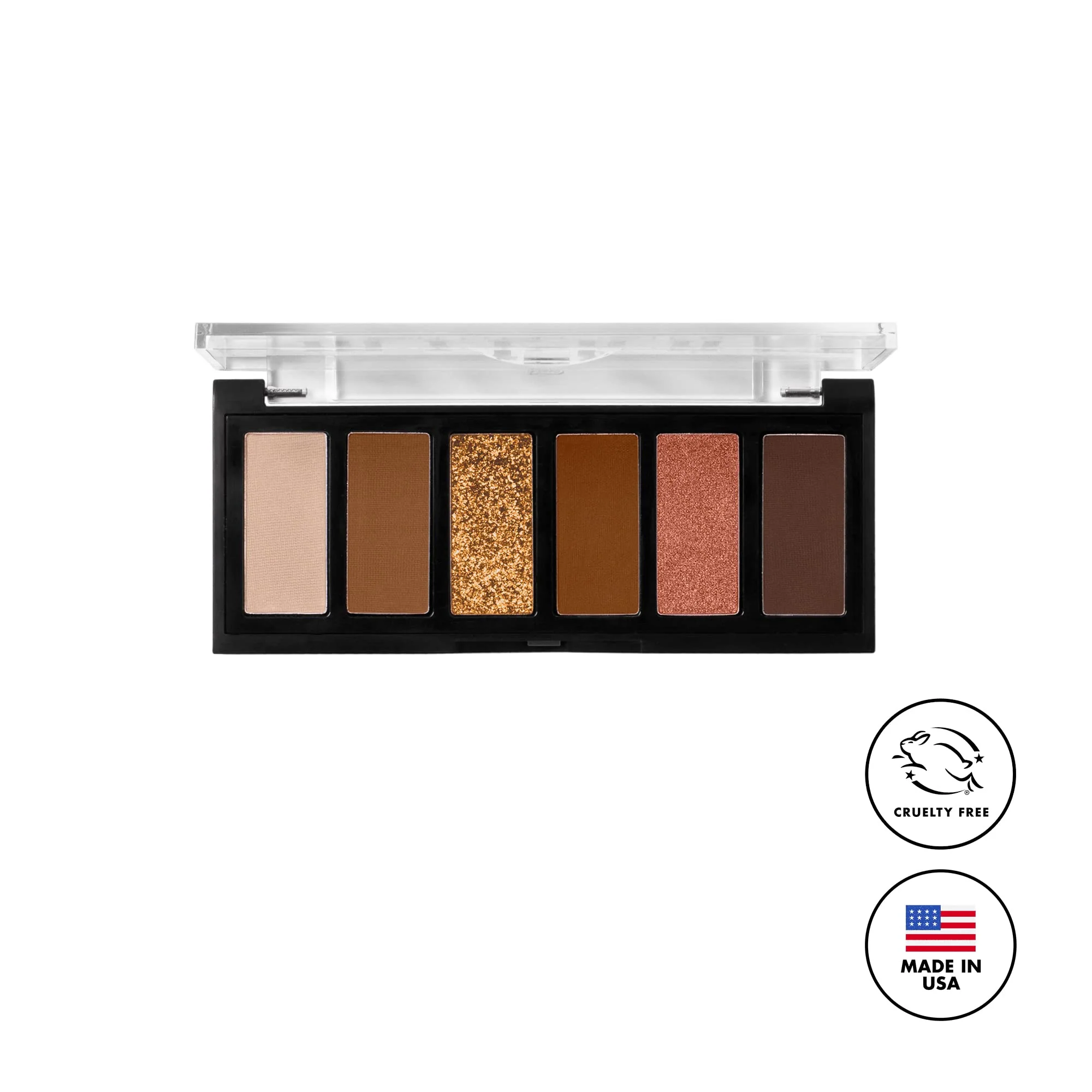 Milani Gilded Mini Eyeshadow Palette with 6 Matte & Shimmer Hues - Champagne Problems - Image 2