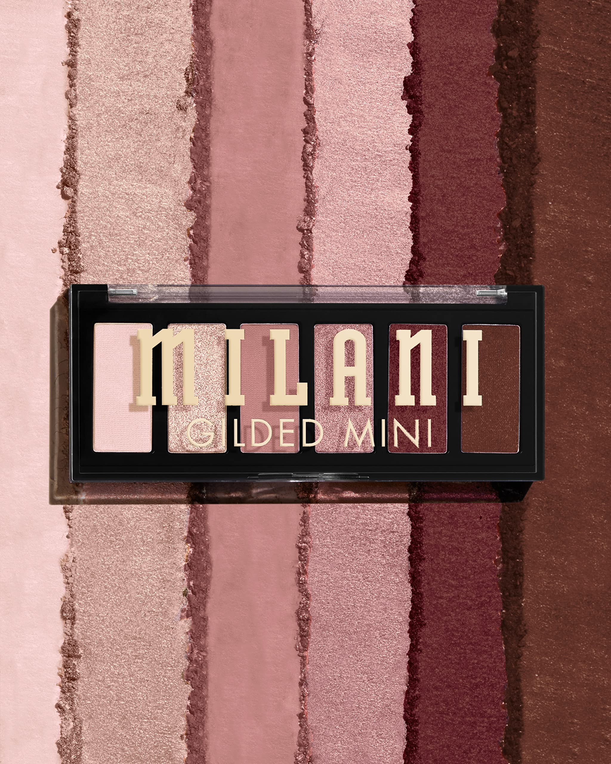 Milani Gilded Mini Eyeshadow Palette with 6 Matte & Shimmer Hues - The Wine Down - Image 9