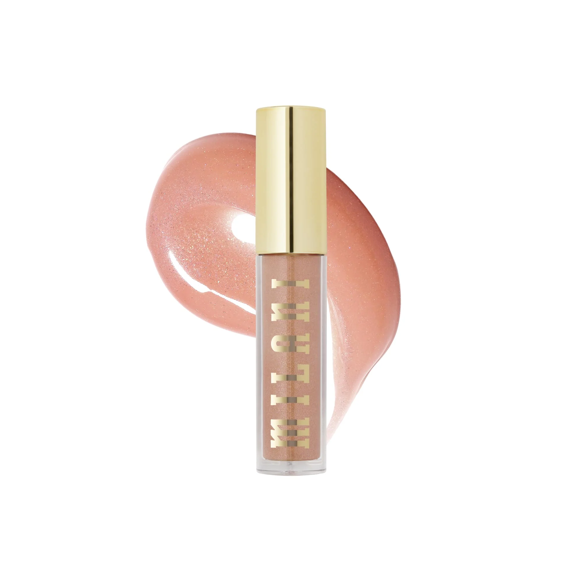 Milani Lip Gloss, Keep It Full Nourishing Lip Plumper with Hyaluronic Acid & Peptides for Soft, Fuller-Looking Lips (0.13 Fl. Oz.) Champagne