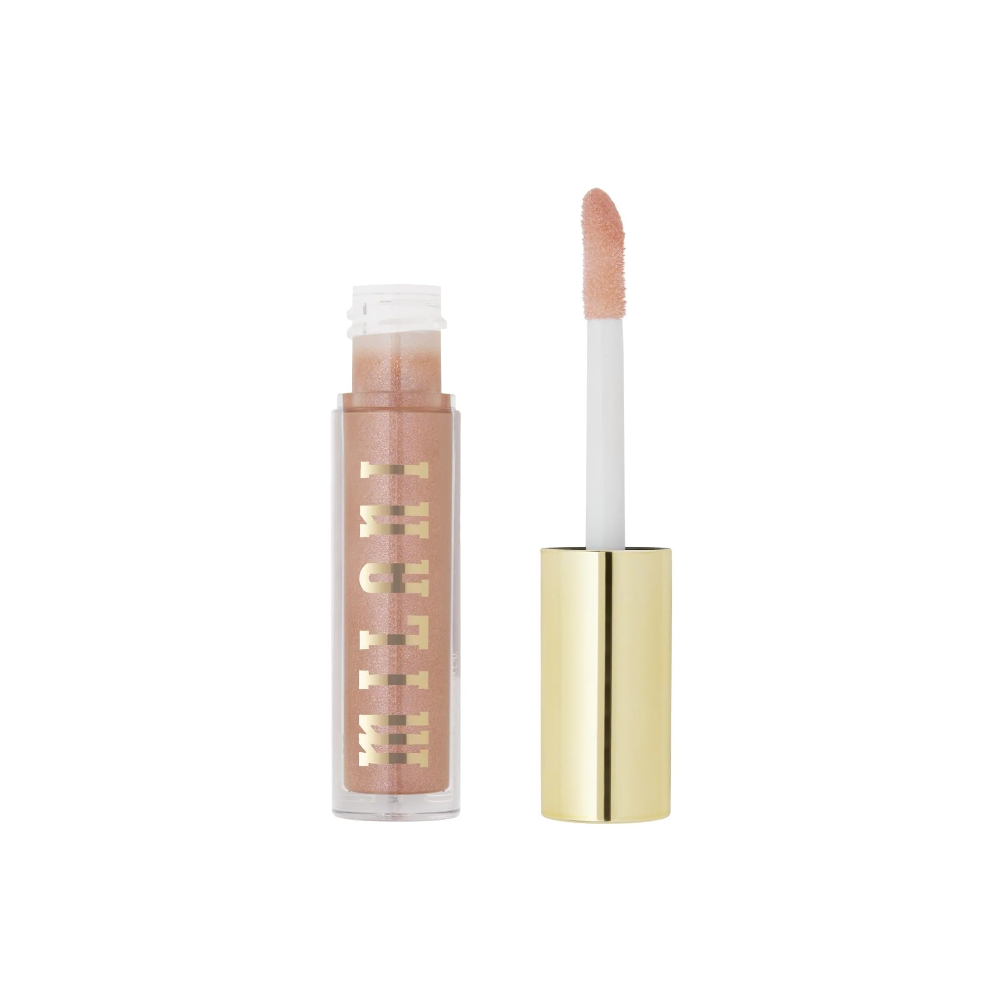 Milani Lip Gloss, Keep It Full Nourishing Lip Plumper with Hyaluronic Acid & Peptides for Soft, Fuller-Looking Lips (0.13 Fl. Oz.) Champagne - Image 6