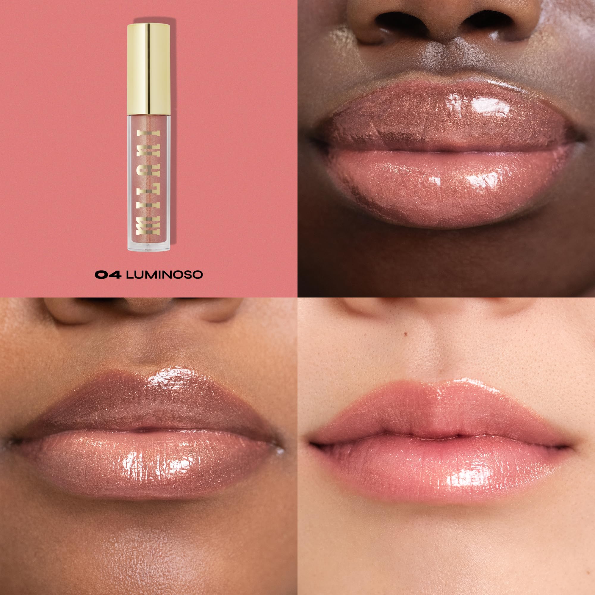 Milani Lip Gloss, Keep It Full Nourishing Lip Plumper with Hyaluronic Acid & Peptides for Soft, Fuller-Looking Lips (0.13 Fl. Oz.) Luminoso - Image 11