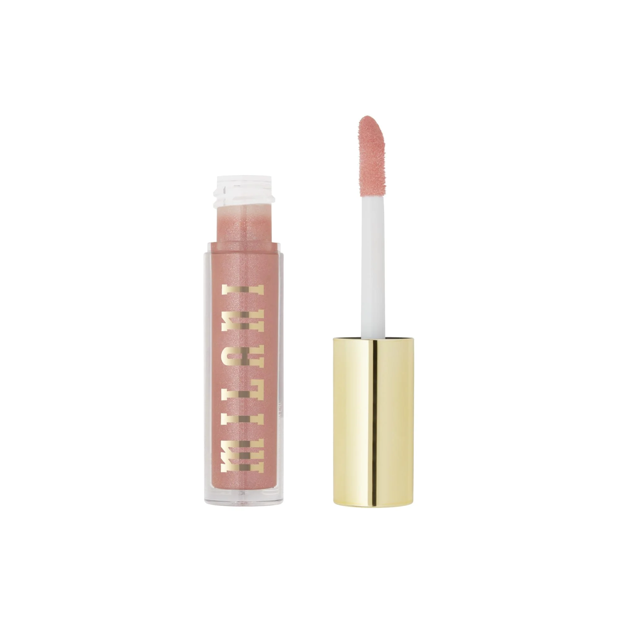 Milani Lip Gloss, Keep It Full Nourishing Lip Plumper with Hyaluronic Acid & Peptides for Soft, Fuller-Looking Lips (0.13 Fl. Oz.) Prismatic Peach - Image 5