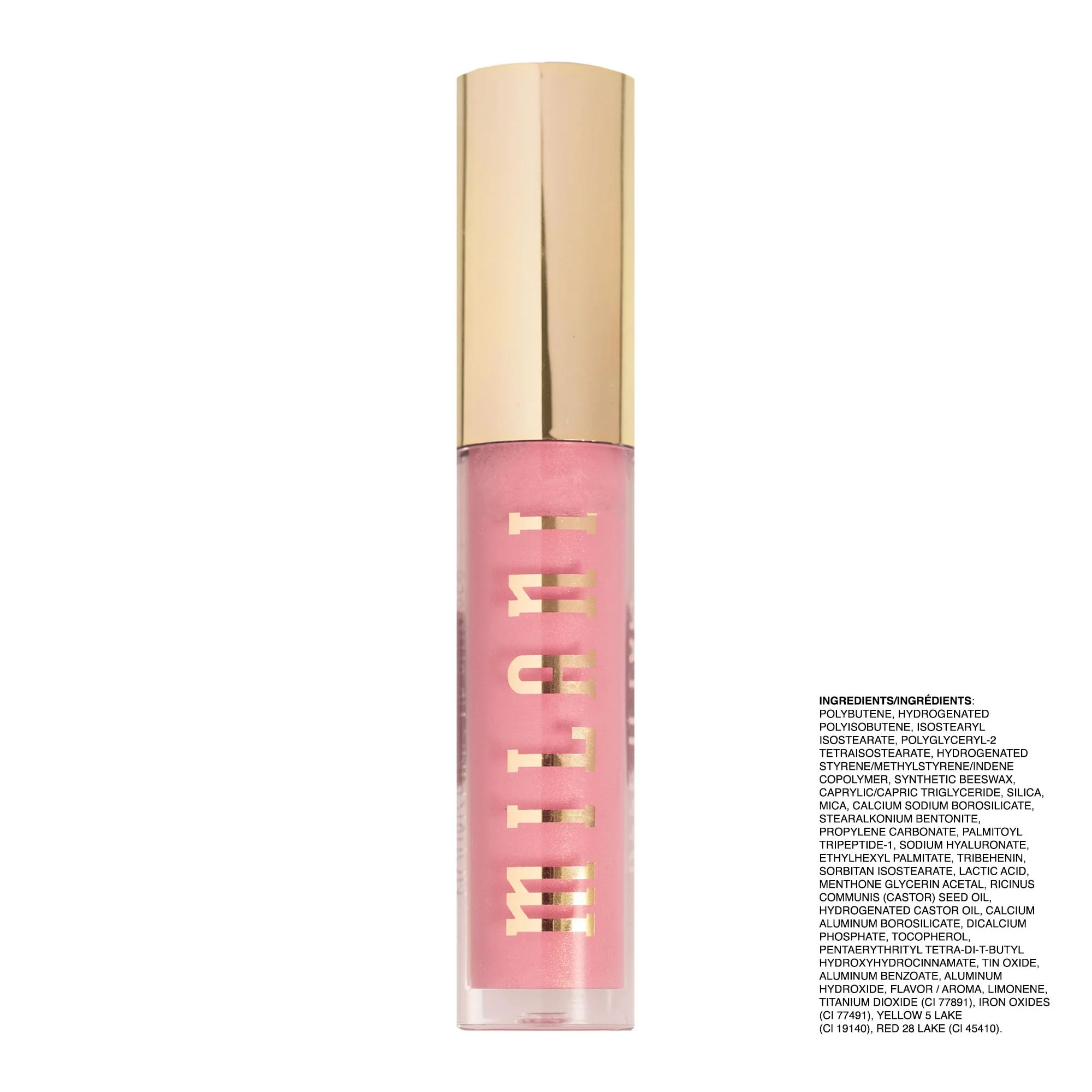 Milani Lip Gloss, Keep It Full Nourishing Lip Plumper with Hyaluronic Acid & Peptides for Soft, Fuller-Looking Lips (0.13 Fl. Oz.) Sparkling Pink - Image 5