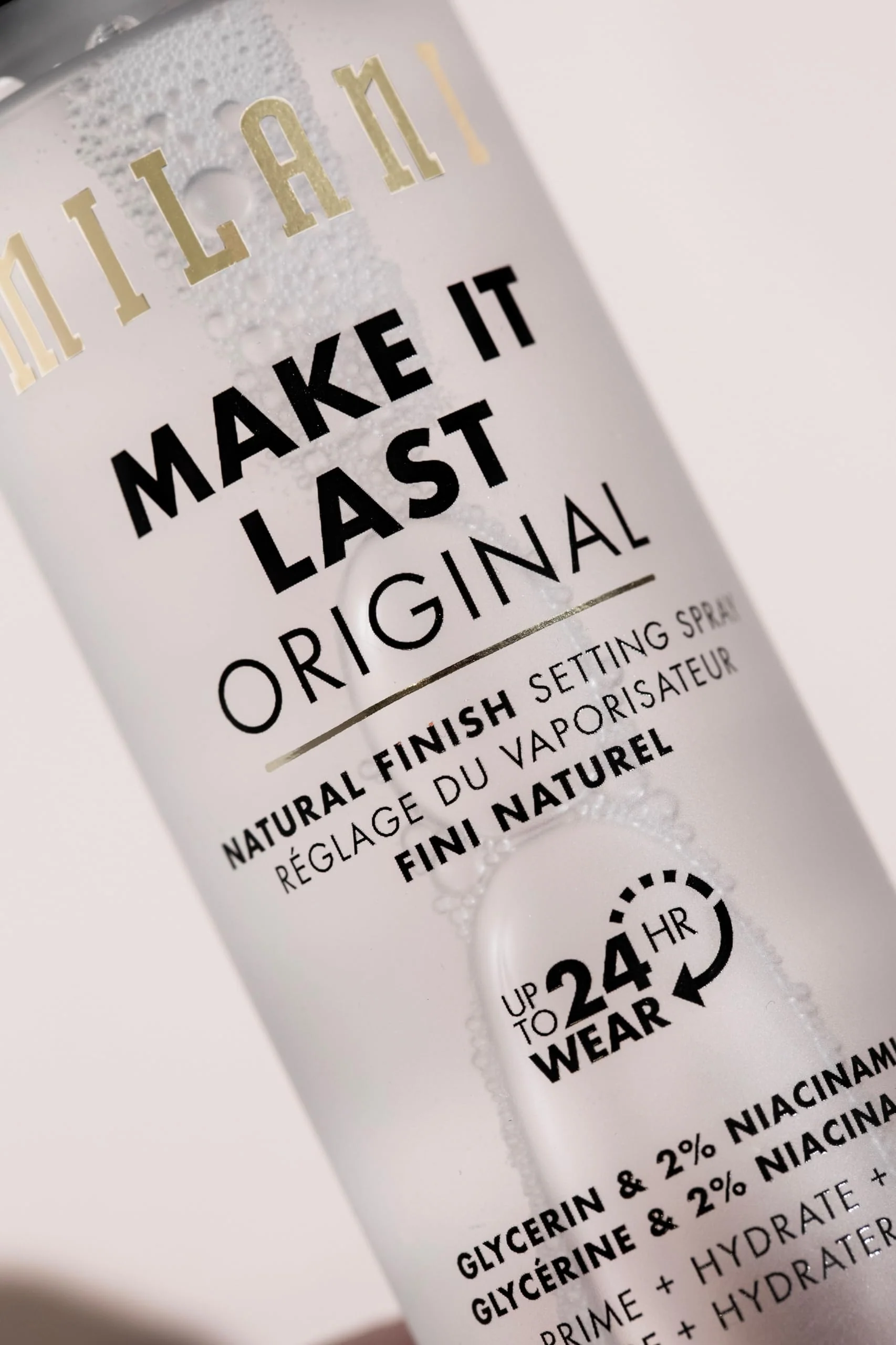 Milani Make It Last Setting Spray + Primer - Original Natural Finish, 24-Hour Wear Long Lasting Makeup Sealer & Finishing Spray, Cruelty-Free Vegan Face Mist, 2.03 Fl. Oz - Image 3