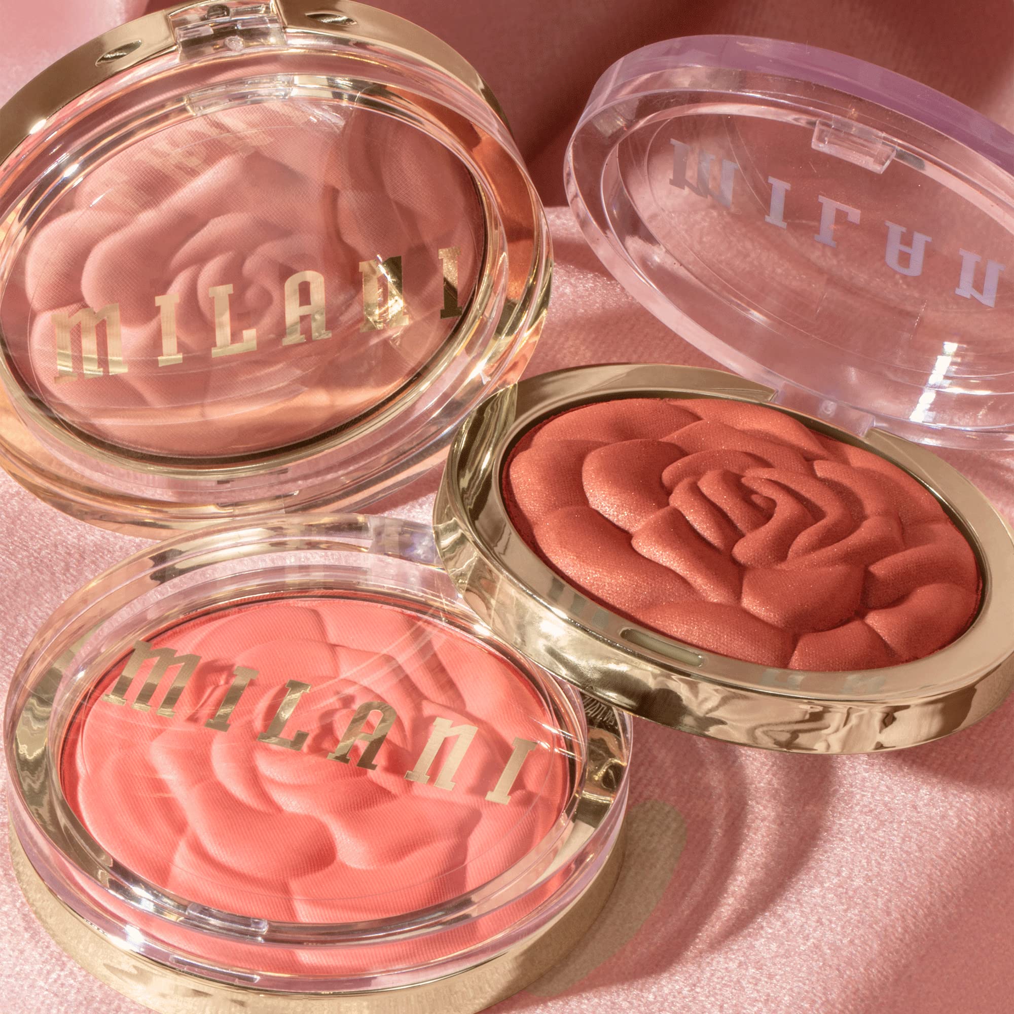 Milani Rose Blush, Powder Blush for Cheeks, Cruelty Free Makeup - Shape, Contour & Highlight Face for a Natural Matte Finish -Coral Cove - Image 3