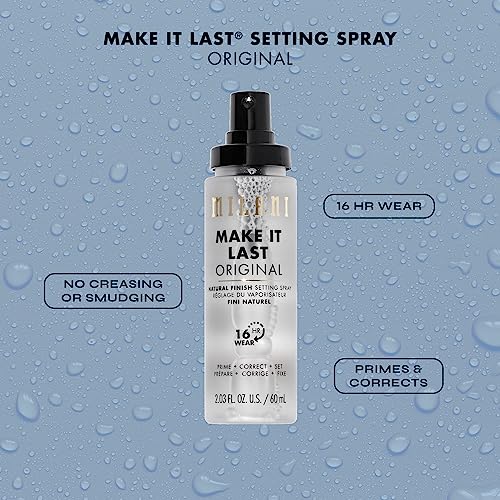Milani Setting Spray + Primer, Make It Last Original - Natural Finish with Niacinamide for Hydration, Setting Spray for Makeup and Face Primer, 3-in-1 Prime + Hydrate + Set, 2.03 Fl. Oz - 2 Pack - Image 8