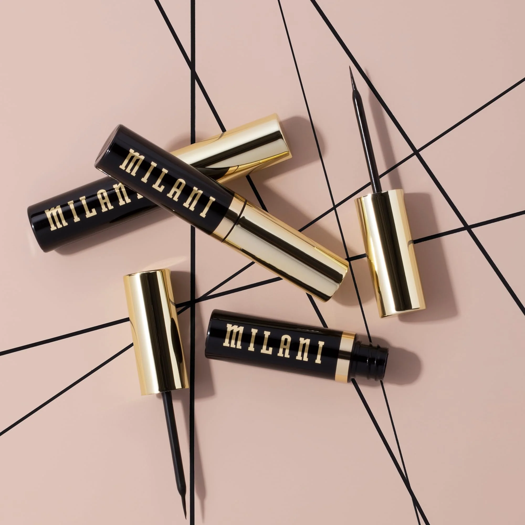 Milani Stay Put Infinite Eyeliner for Sharp, Precise Lines, Black - Image 2
