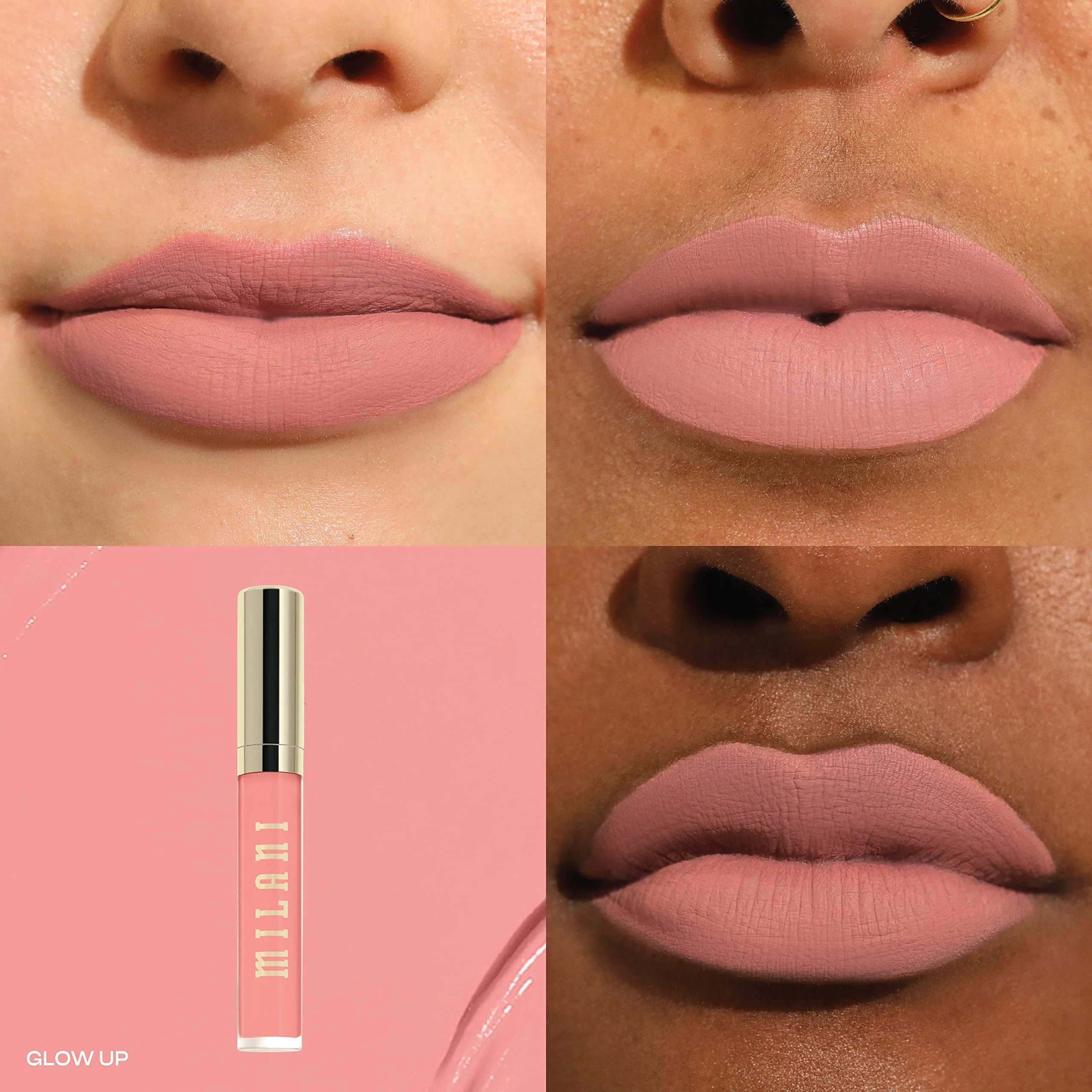 Milani Stay Put Longwear Liquid Lipstick - Smudge-Proof, Kiss-Proof, and Fade-Resistant Formula for All-Day Wear - Glow Up - Image 5