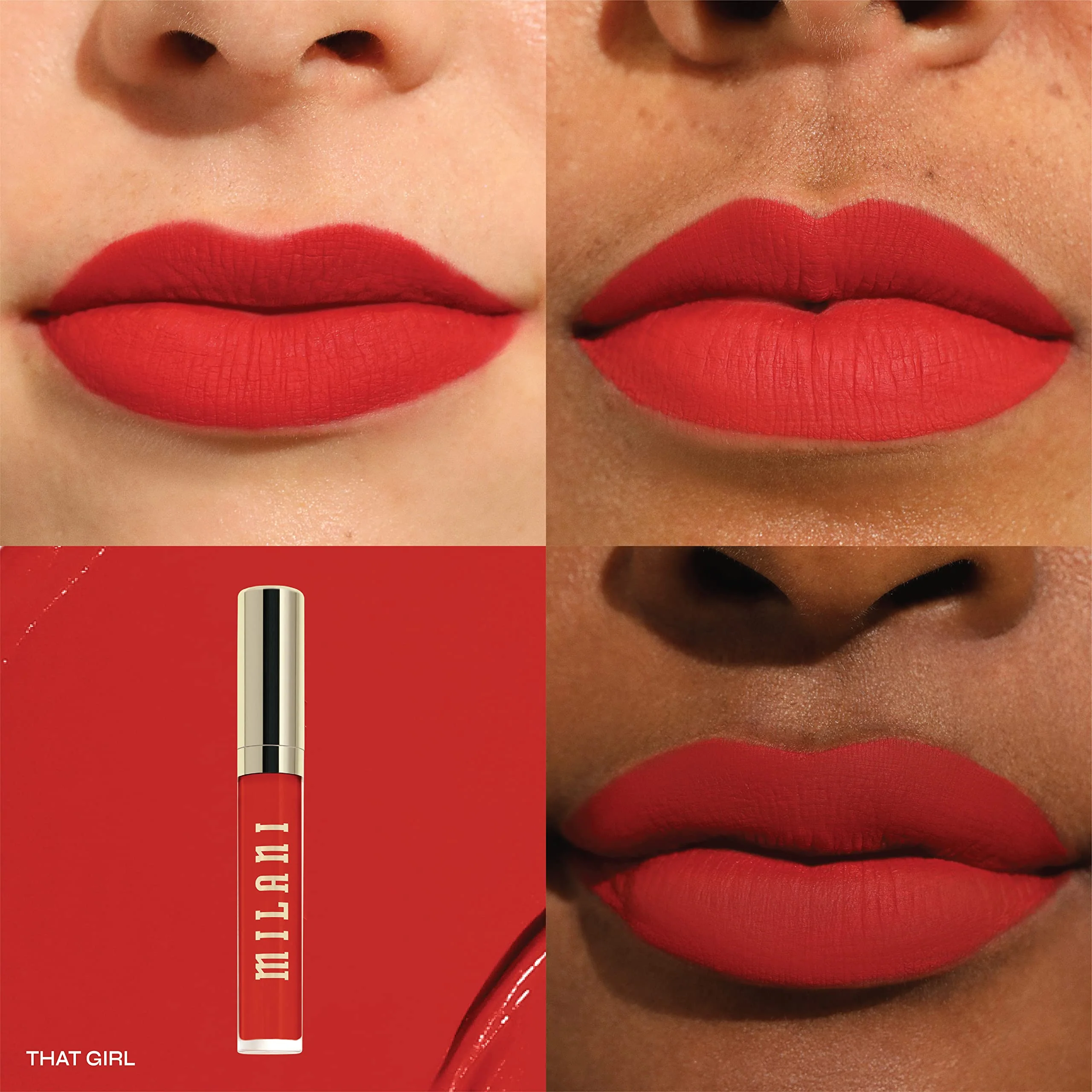 Milani Stay Put Longwear Liquid Lipstick - Smudge-Proof, Kiss-Proof, and Fade-Resistant Formula for All-Day Wear - That Girl - Image 9