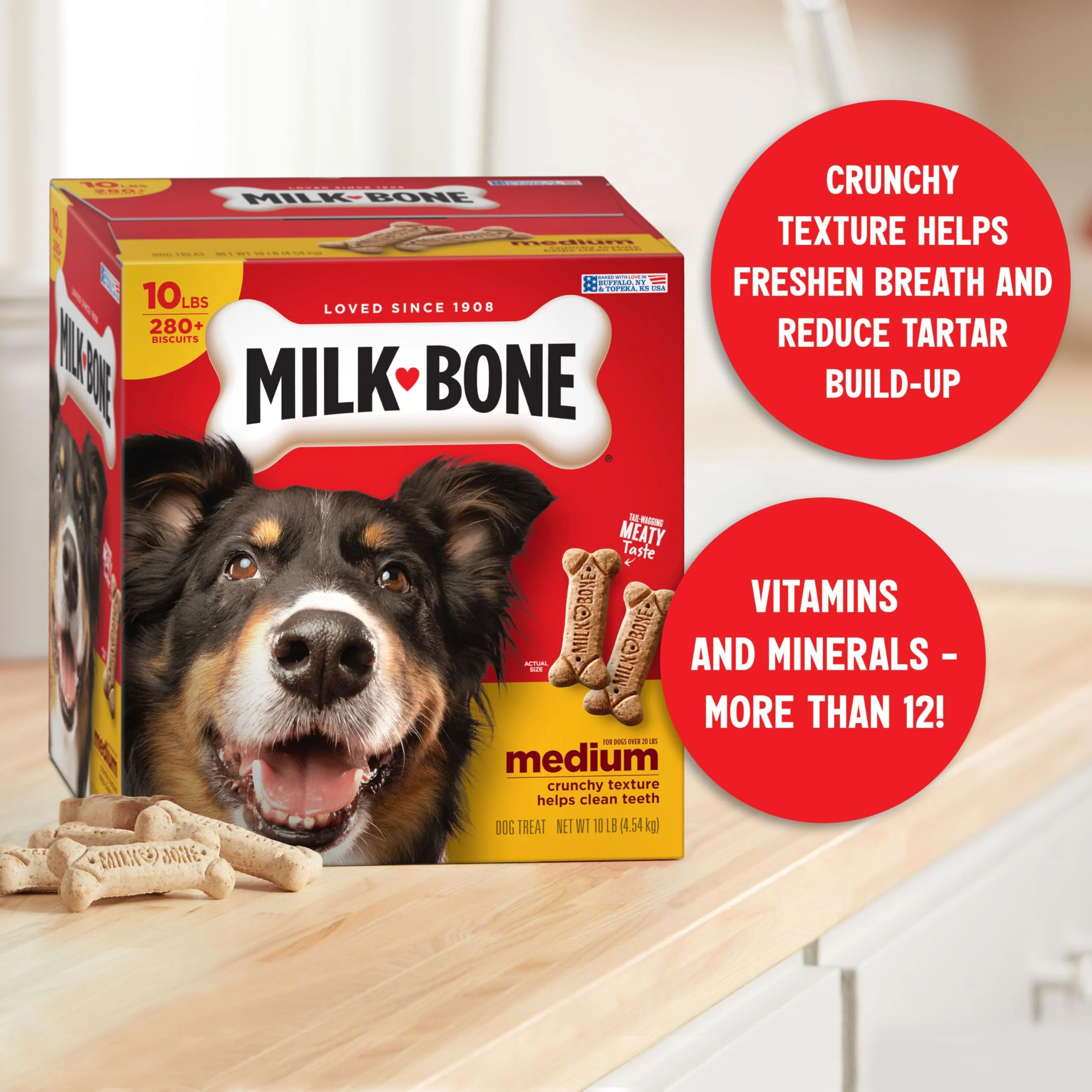 Milk-Bone Original Dog Treats Biscuits for Medium Dogs, 10 Pound - Image 6
