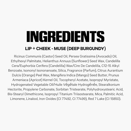 Milk Makeup Lip + Cheek Stick – Buildable Cream Blush + Lip Color w/Hydrating Mango Butter + Avocado Oil for a Natural Flush – Long-Lasting, Multiuse, Vegan Formula – Muse (Deep Burgundy), 0.21 oz - Image 3