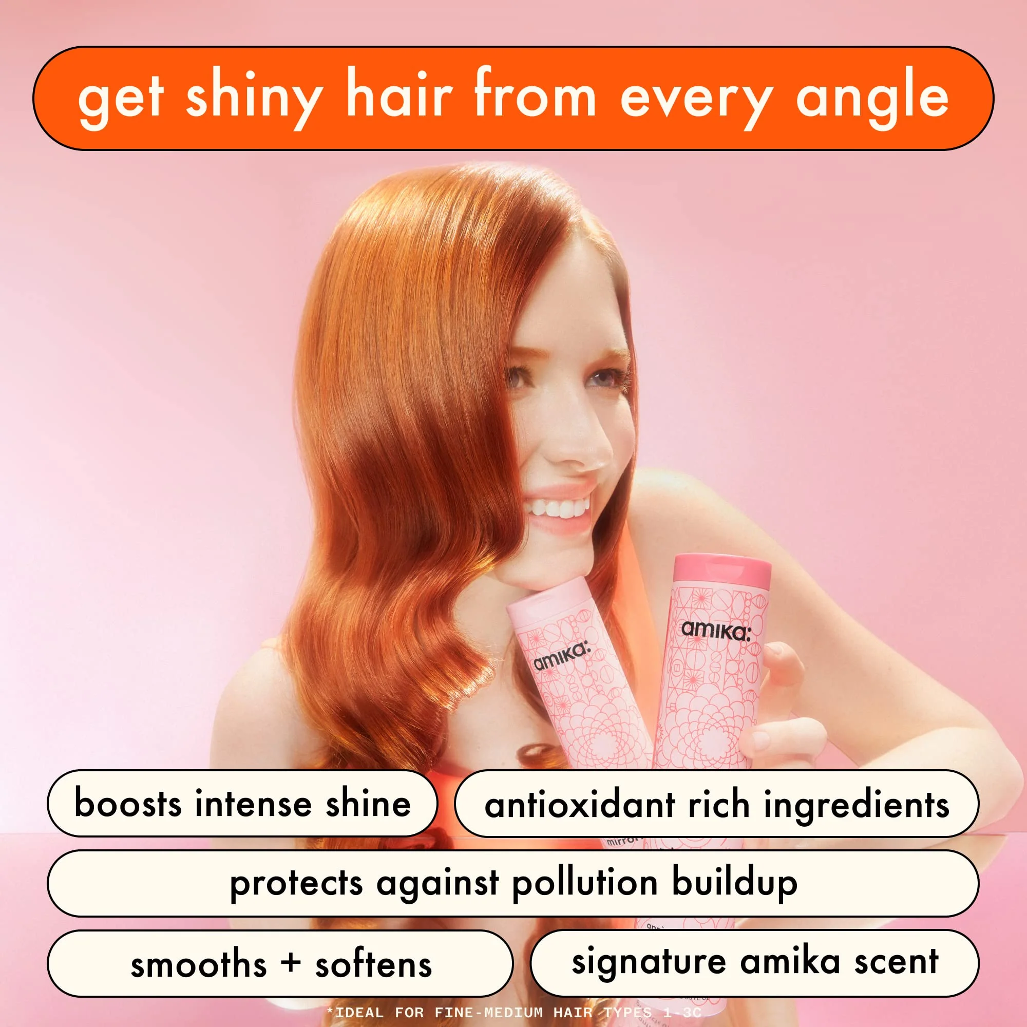 Mirrorball High Shine + Protect Antioxidant Conditioner, 1000ml | amika - Image 9