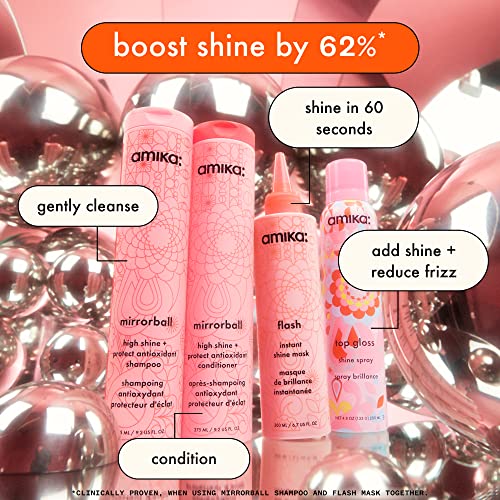 Mirrorball High Shine + Protect Antioxidant Conditioner, 275ml | amika - Image 3