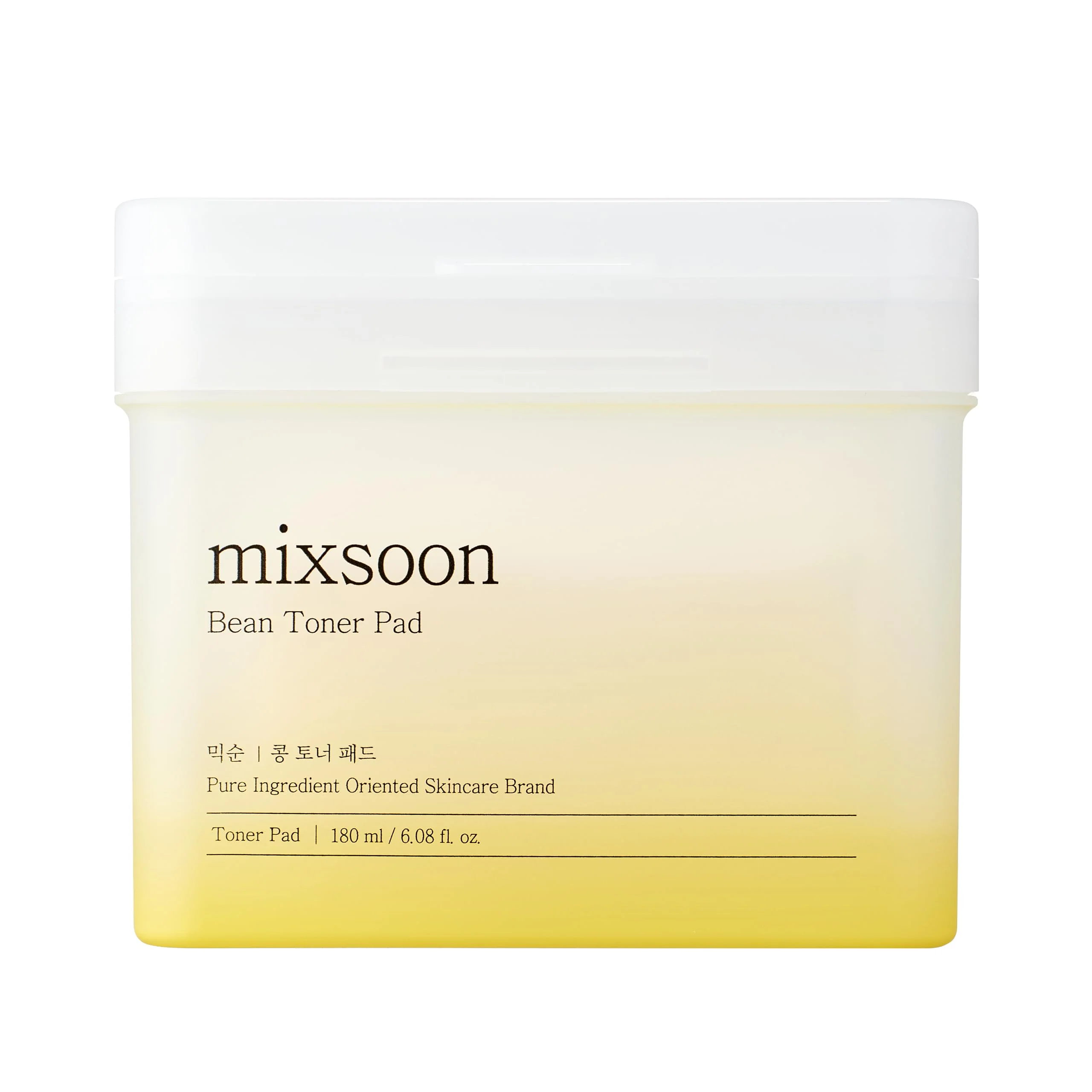 mixsoon Bean Toner Pad,Moisturizing, Elasticity,Exfoliation, Bean Extracts, Cotton Pad (180ml/6.08fl.oz/70 Sheets)