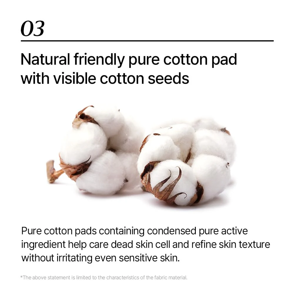 mixsoon Bean Toner Pad,Moisturizing, Elasticity,Exfoliation, Bean Extracts, Cotton Pad (180ml/6.08fl.oz/70 Sheets) - Image 3