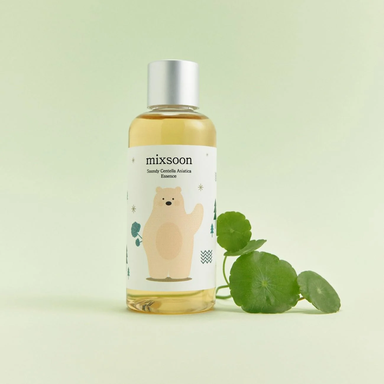 mixsoon Soondy Centella Asiatica Essence - Instant Hydrating & Soothing Essence for Irritated, Sensitive Skin - Korean Skincare for Glass Skin - Jeju Island CICA Extracts (3.38 fl.oz / 100ml) - Image 2
