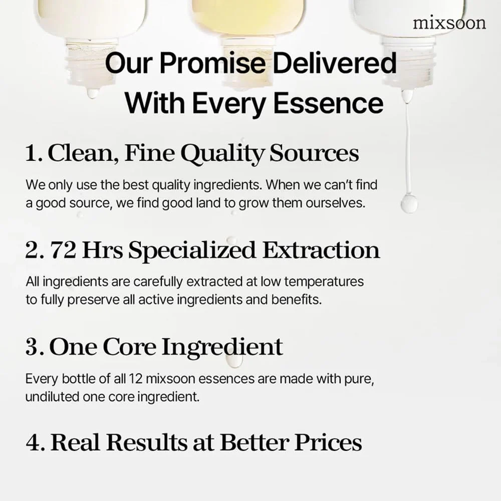 mixsoon Soondy Centella Asiatica Essence - Instant Hydrating & Soothing Essence for Irritated, Sensitive Skin - Korean Skincare for Glass Skin - Jeju Island CICA Extracts (3.38 fl.oz / 100ml) - Image 3