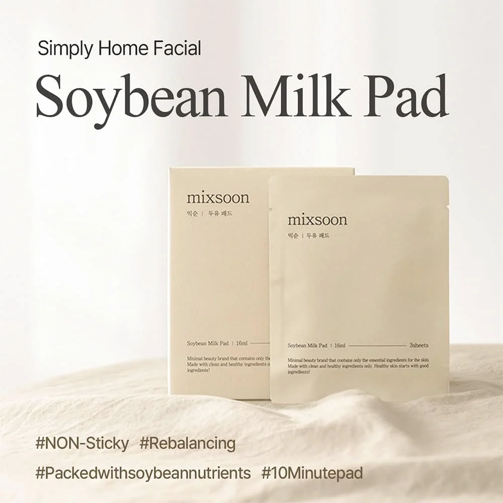 mixsoon Soybean Milk Pad 10ea Milky Texture Sheet Pad for Sensitive Skin Nourishing Moisturizer Korean Glass Skin Care - Image 8