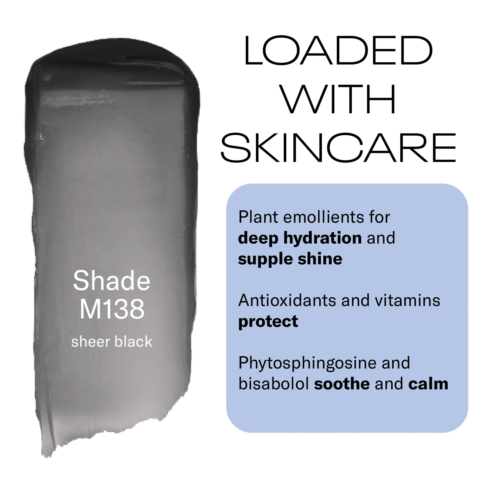 MOB Beauty Hydrating Shine Lip Balm M138 Sheer Black – Tinted Lip Balm Stick with Jojoba & Sunflower Oils, Clean Vegan Organic Lip Care for Nourished, Glossy Lips - Image 7