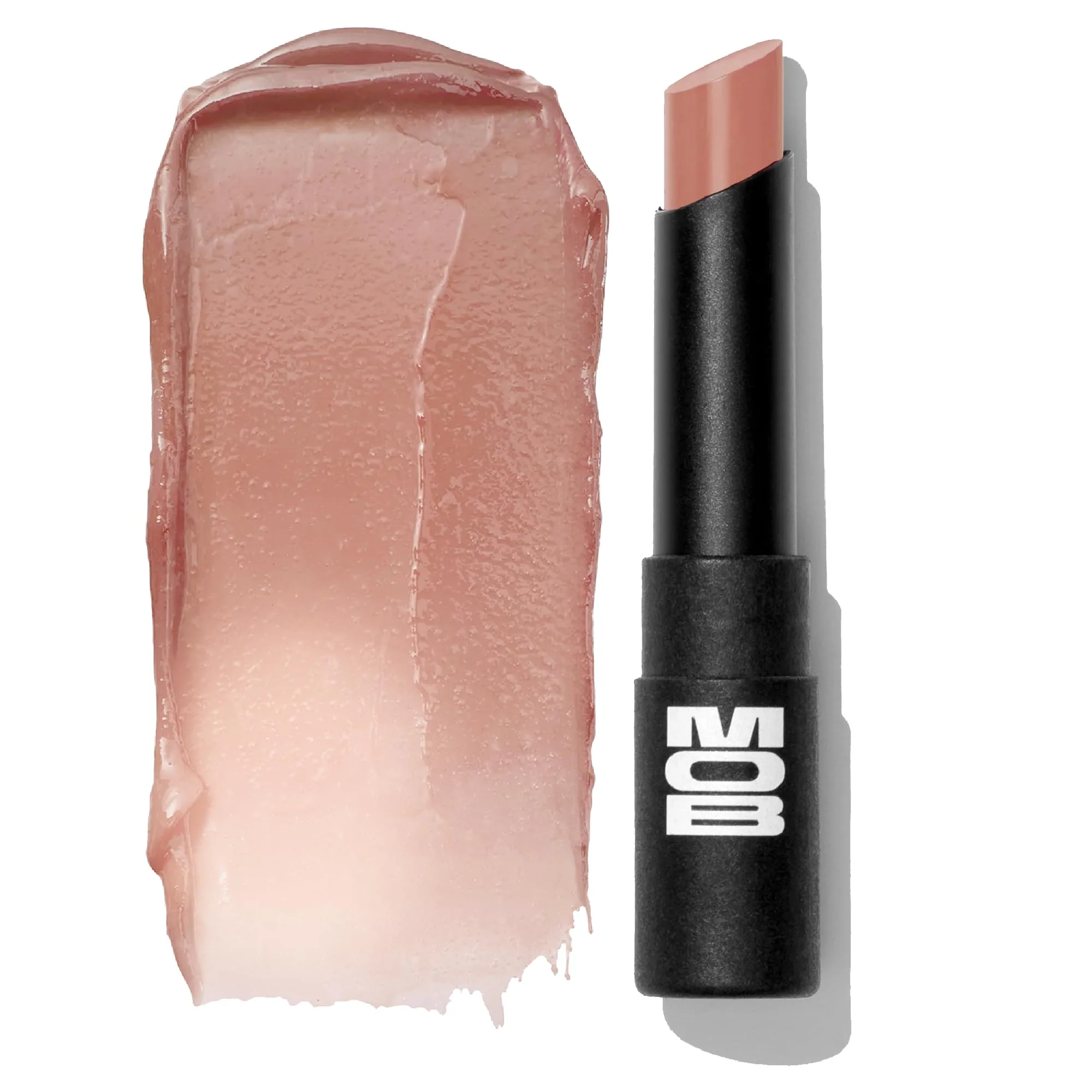MOB Beauty Hydrating Shine Lip Balm M139 Cool Nude – Tinted Lip Balm Stick with Jojoba & Sunflower Oils, Clean Vegan Organic Lip Care for Nourished, Glossy Lips
