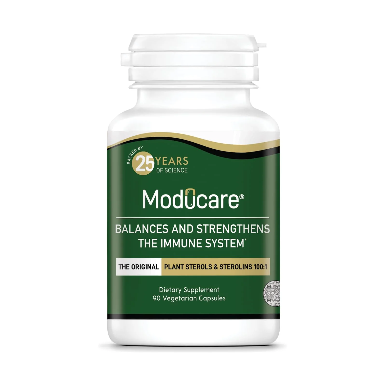 Moducare Daily Immune Support, Plant Sterol Dietary Supplement, 90 Vegetarian Capsules (Packaging May Vary)