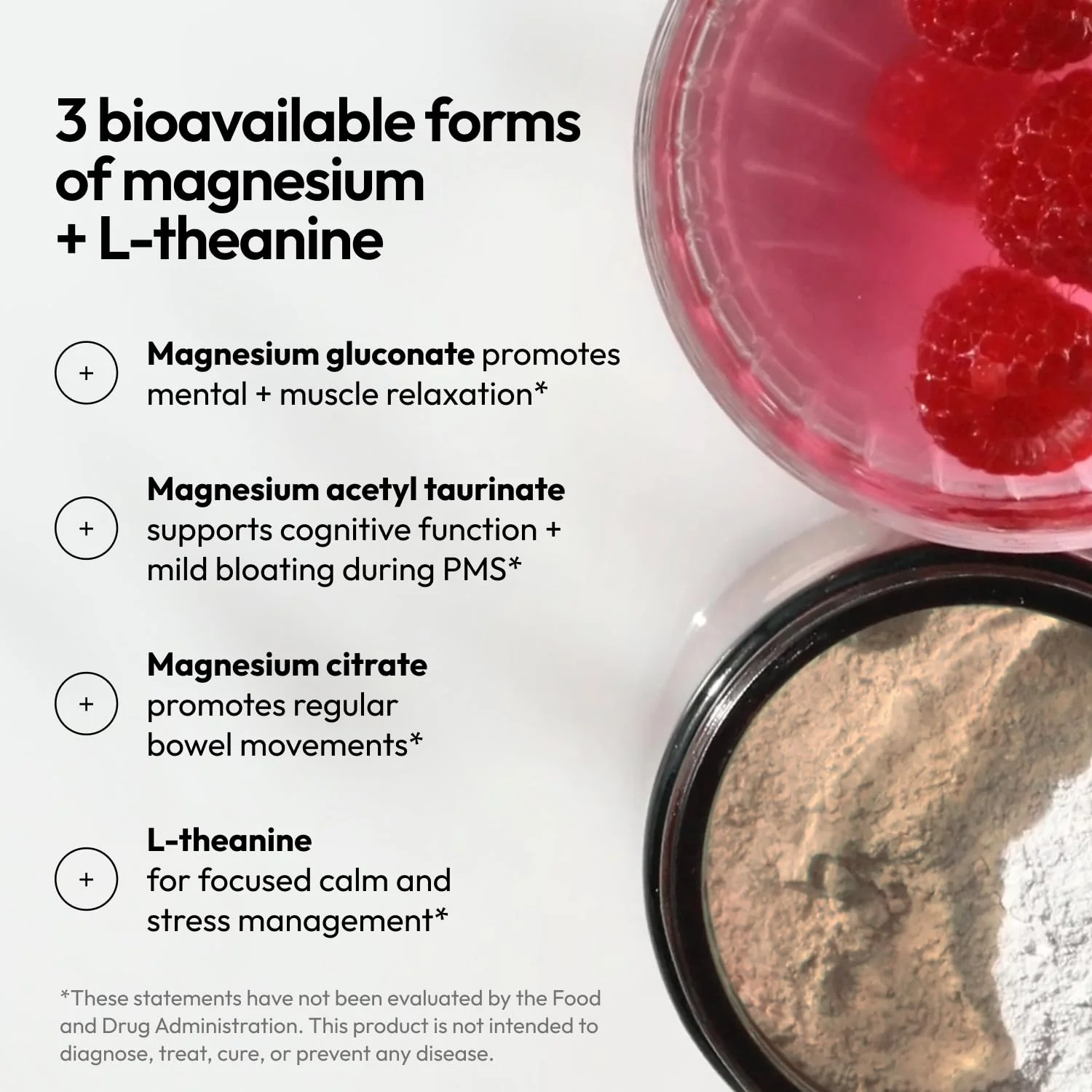 Moon Juice Magnesi-Om Magnesium Powder Supplement - Chelated Magnesium Complex + L-Theanine Blend for Rest, Relaxation & Regularity - Vegan, Non-GMO & No Sugar, Berry, 4.2 oz, 30 Servings - Image 7