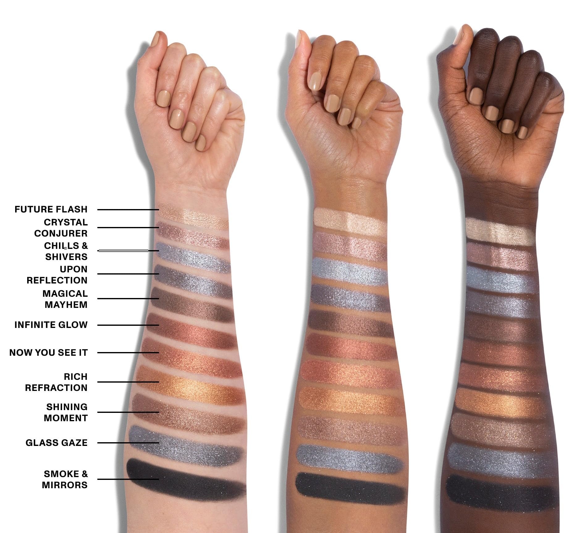 Morphe 35MI Magic Mirror Artistry Palette - Makeup Palette with Matte & Shimmer Shades - Made to Build, Blend & Layer Flawlessly for Everyday, Versatile Makeup Looks (1.98 oz) - Image 4