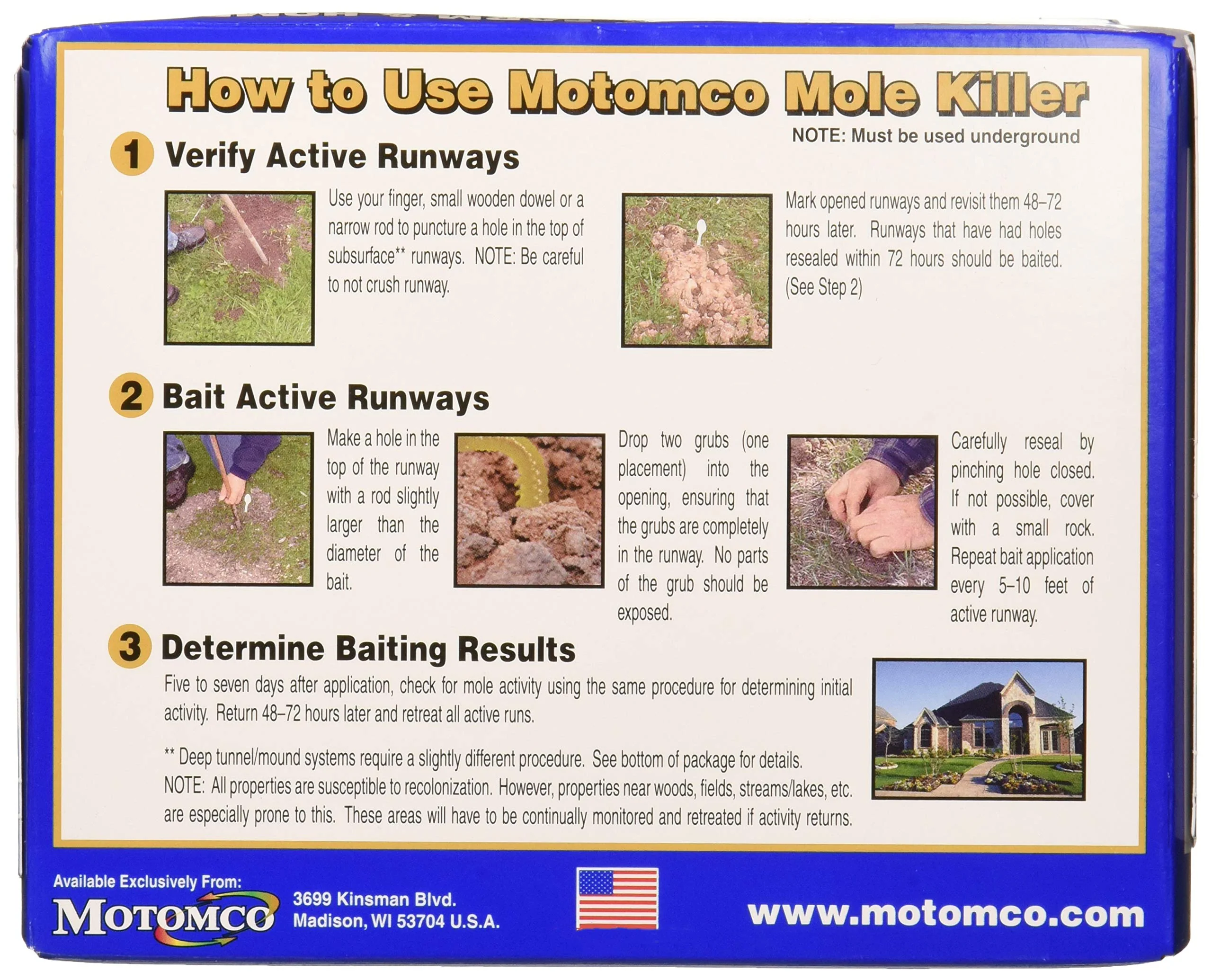 Motomco Mole Killer Grub Formula (8 Placements) - Image 5