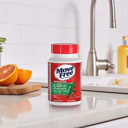 Move Free Advanced Glucosamine Chondroitin MSM Joint Support Supplement, Supports Mobility Comfort Strength Flexibility & Bone - 120 Tablets (40 servings)* - Image 8