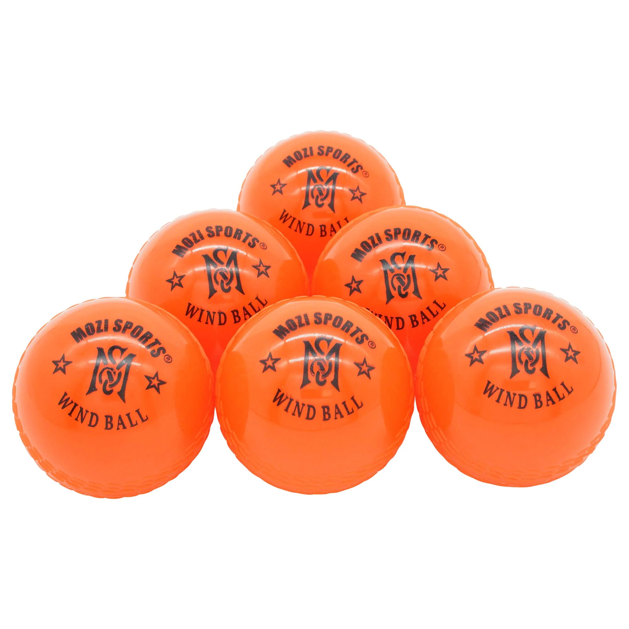 Mozi Sports Wind Cricket Balls - Indoor & Outdoor Soft Training Cricket Ball for Coaching Practice (Orange) - Image 6