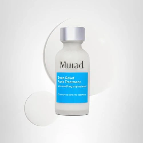 Murad Deep Relief Acne Treatment with 2% Salicylic Acid - Deep, Painful Acne Spot Treatment for Face – Redness Relief, Fast Acting Blemish Serum, Soothing Breakout Treatment - 1Fl Oz - Image 2
