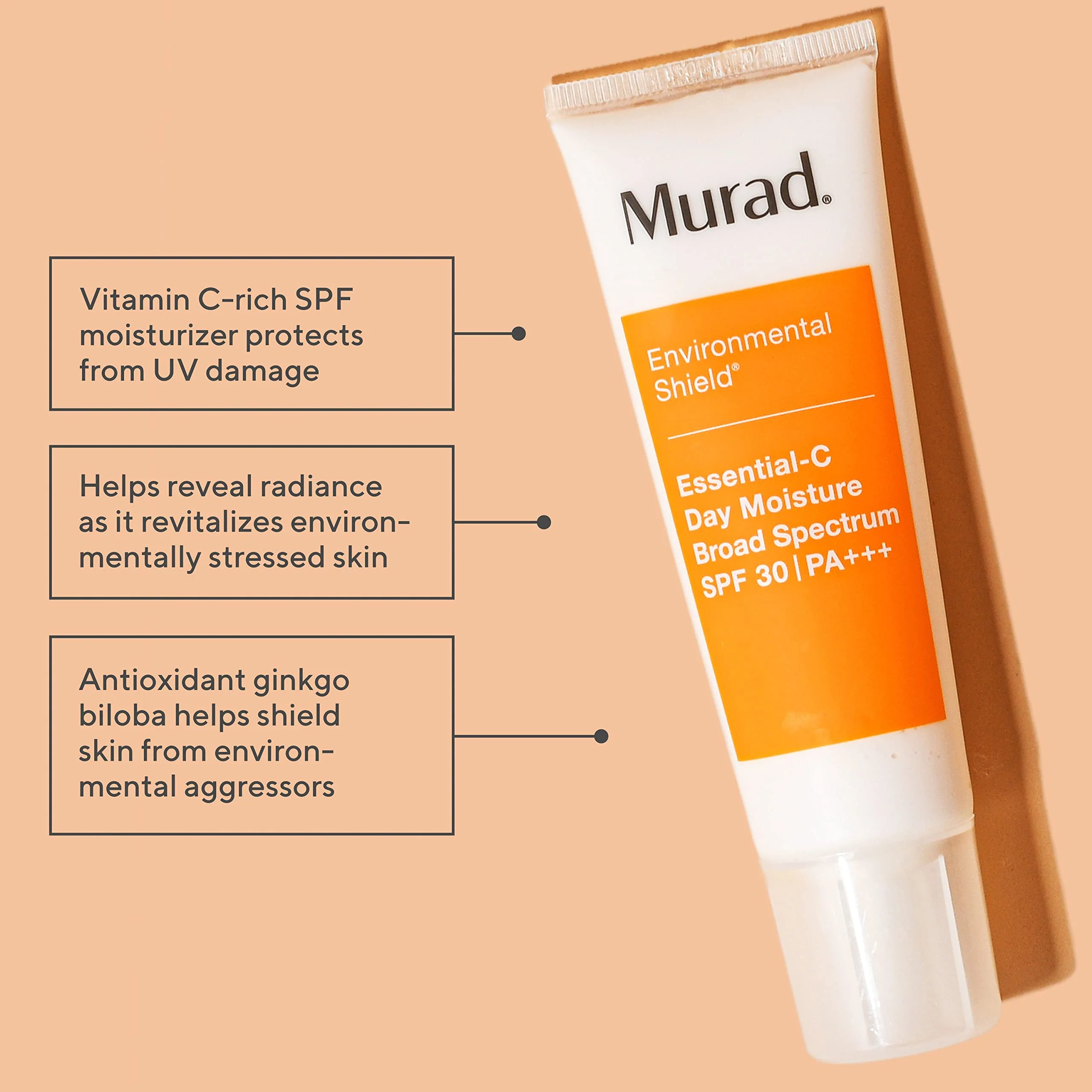 Murad Essential-C Day Moisture Broad Spectrum SPF 30 - Environmental Shield SPF Facial Moisturizer Cream - Vitamin & Antioxidant Rich Treatment Backed by Science, 0.8 Fl Oz - Image 8
