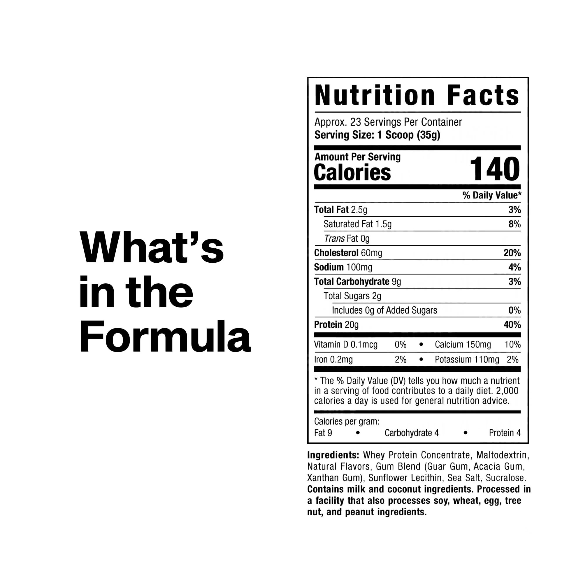 Muscletech Grass-Fed Whey Protein Powder (Deluxe Vanilla, 1.8LB) - Whey Protein Smoothie & Milk Shake Mix Supports Muscle Gain & Recovery - 20g of Whey Protein for Women & Men - Non-GMO & Gluten-Free - Image 2