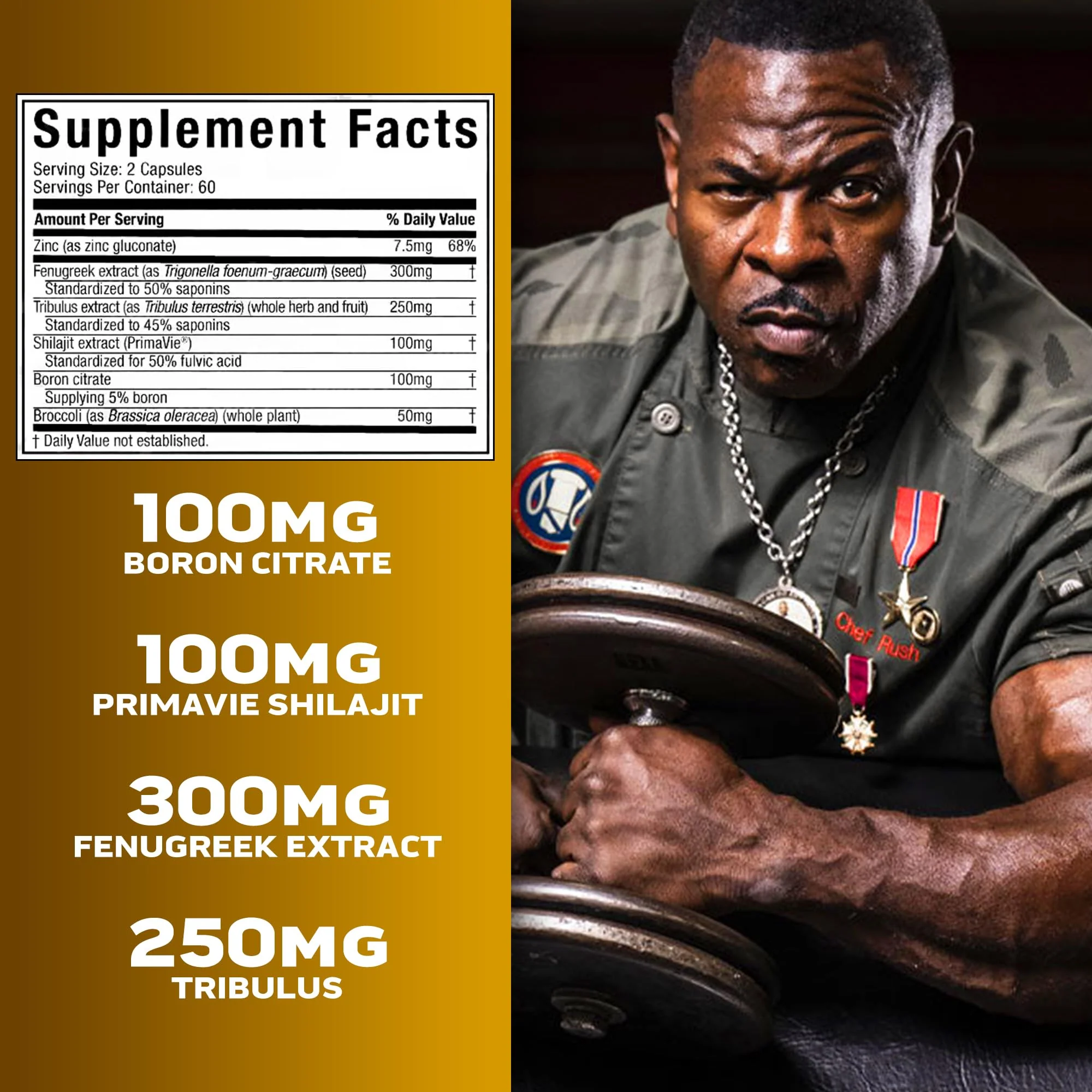 MuscleTech Testosterone Booster for Men, AlphaTest - T-Boost Mens Supplement with Tribulus Terrestris & Boron - Daily Male Gym Workout Supplements for Muscle Growth, Stamina & Energy - 120 Pills - Image 4
