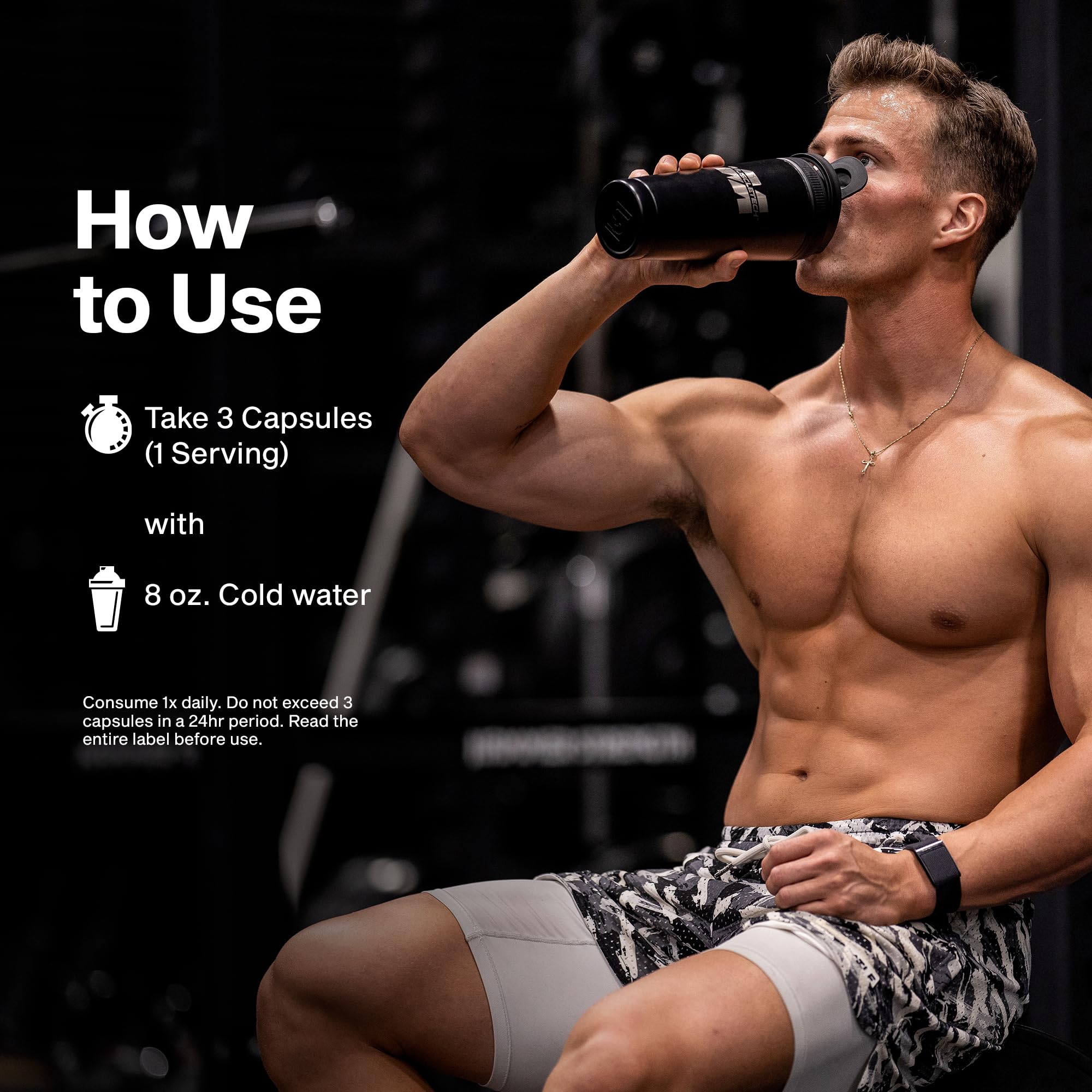 MuscleTech Thermogenic Testosterone Booster for Men, AlphaTest Thermo - T-Boost Mens Supplement with Tribulus Terrestris - Male Gym Workout Supplements for Muscle Growth, Stamina & Energy - 90 Pills - Image 3