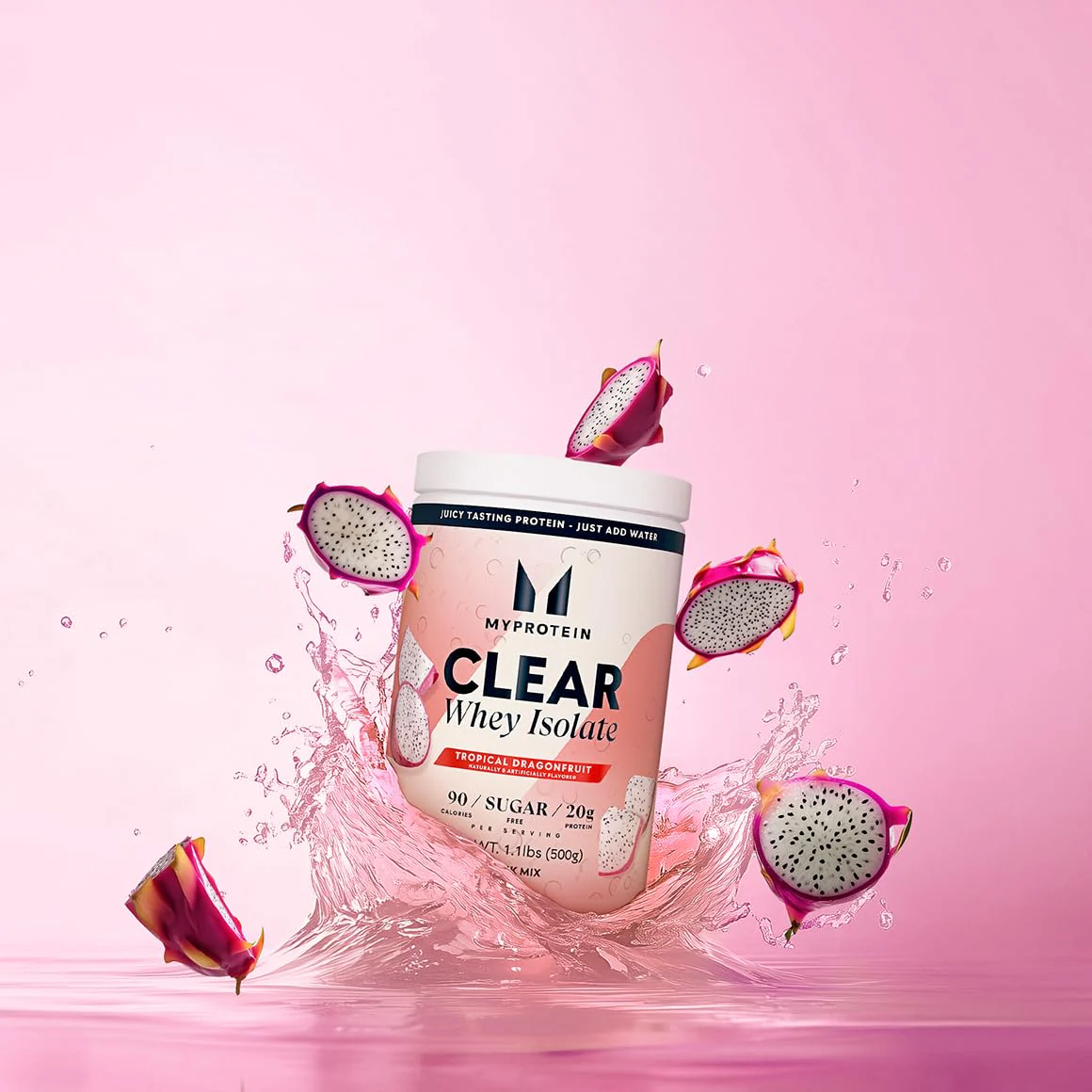 Myprotein Clear Whey Isolate Protein Powder, 20 Servings (1.1lbs) Tropical Dragonfruit, 20g Protein per Serving, Naturally Flavored Drink Mix, Daily Protein Intake for Superior Performance - Image 8