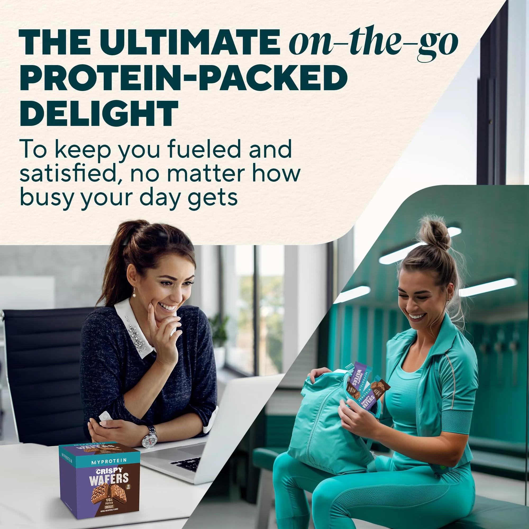 Myprotein Protein Bars, Crispy Protein Wafers, 15g High Protein Snacks, Box of 10 Chocolate Wafers Packs, Milk & Whey Protein Isolate, Light & Crunchy - Image 3