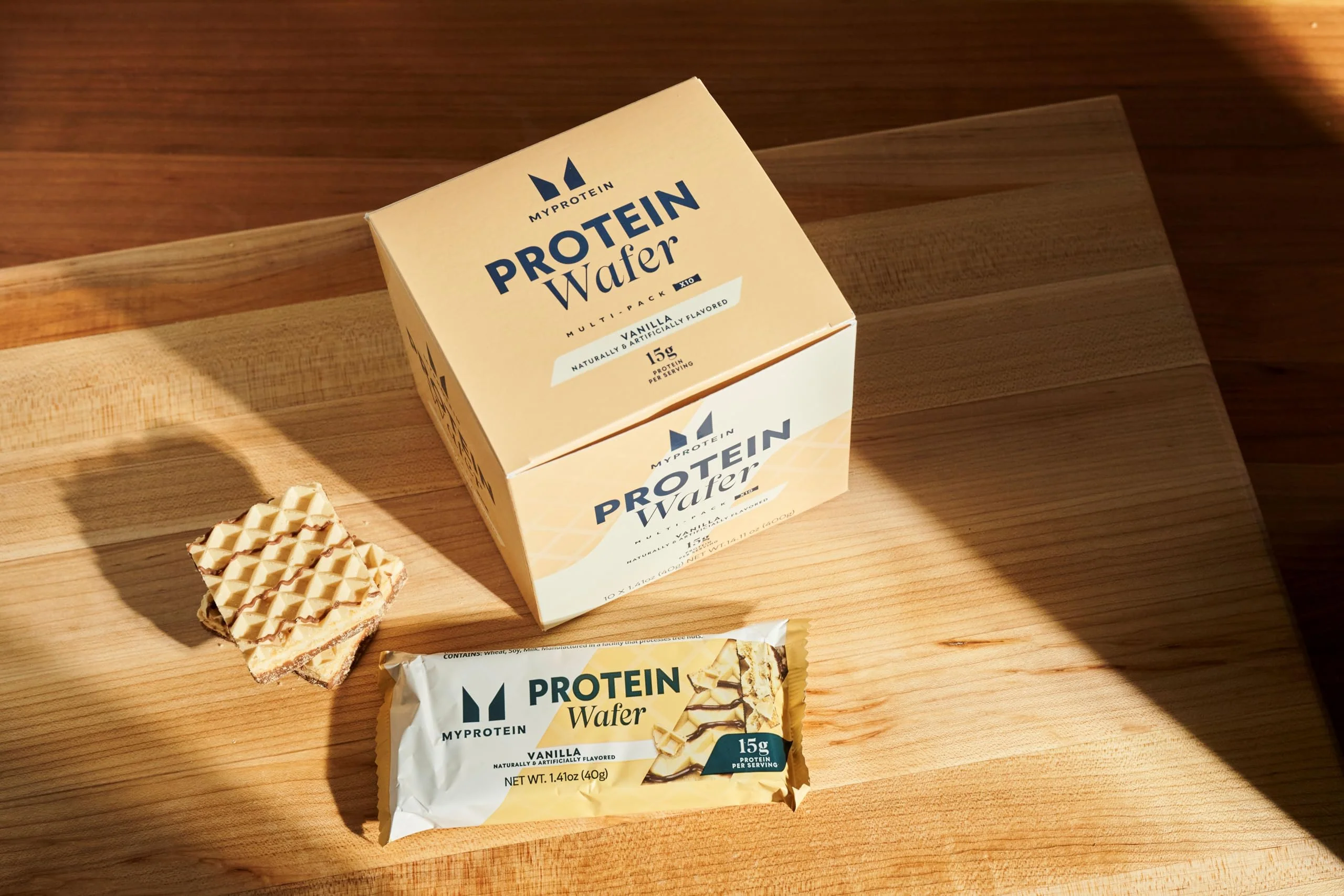 Myprotein Protein Bars, Crispy Protein Wafers, 15g High Protein Snacks, Box of 10 Vanilla Wafers Packs, Milk & Whey Protein Isolate, Light & Crunchy - Image 7