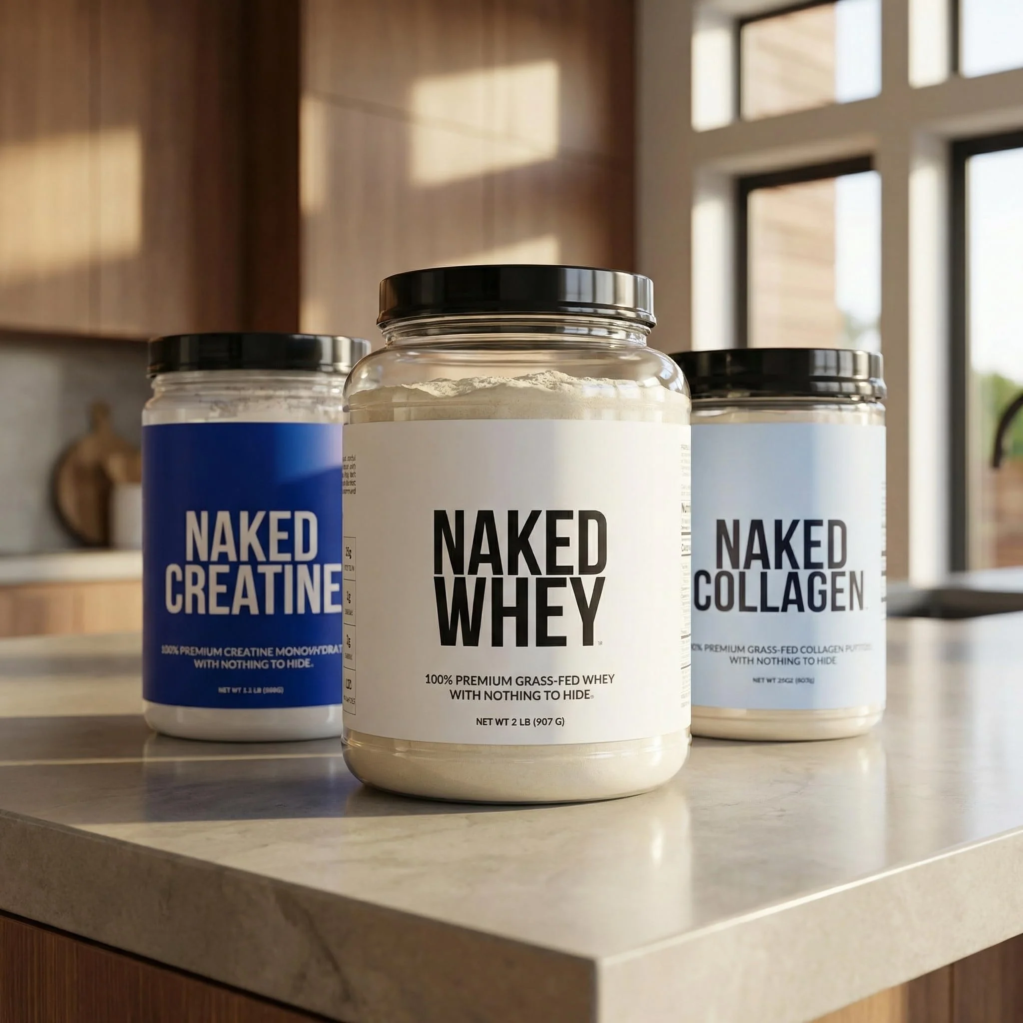 NAKED Pure Micronized Creatine Monohydrate – 200 Servings, 1,000g Bulk – NSF Certified, Vegan, Non-GMO, Gluten & Soy Free - Muscle Building, Strength Training, Gym & Fitness Supplement - Image 2