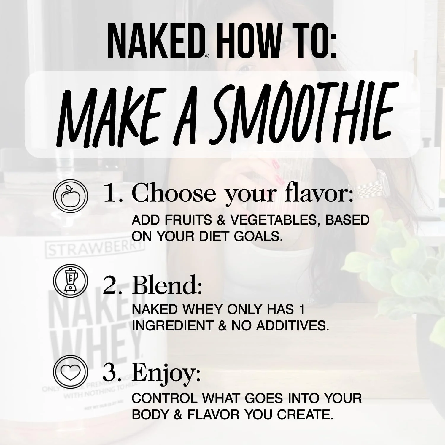 NAKED Whey Chocolate Peanut Butter Protein Powder, Grass Fed Whey, No GMO, No Soy, and Gluten Free. Nothing Artificial, Aid Growth and Recovery - 21 Servings - Image 7
