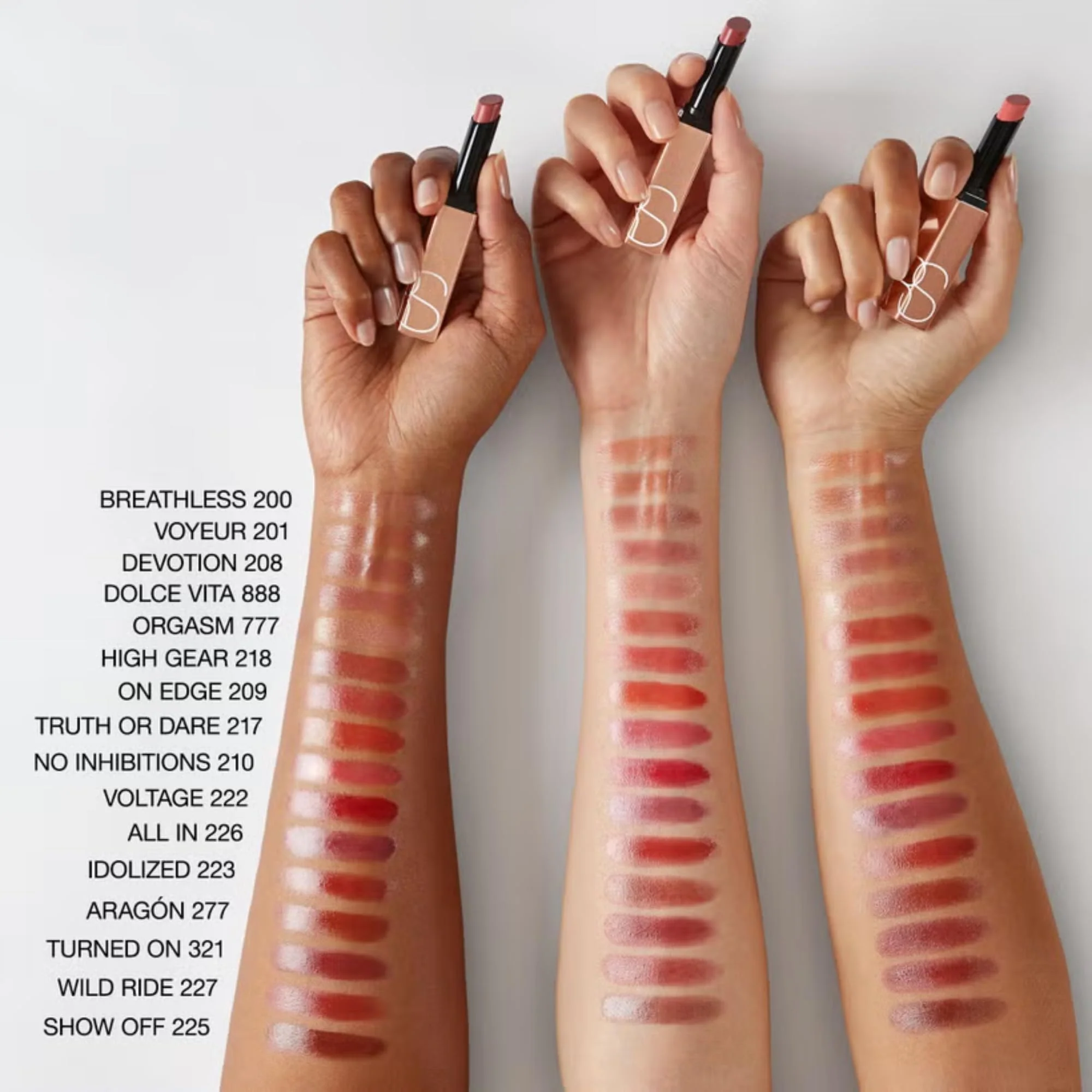 NARS Afterglow Sensual Shine Lipstick - High Gear 218 - Image 5