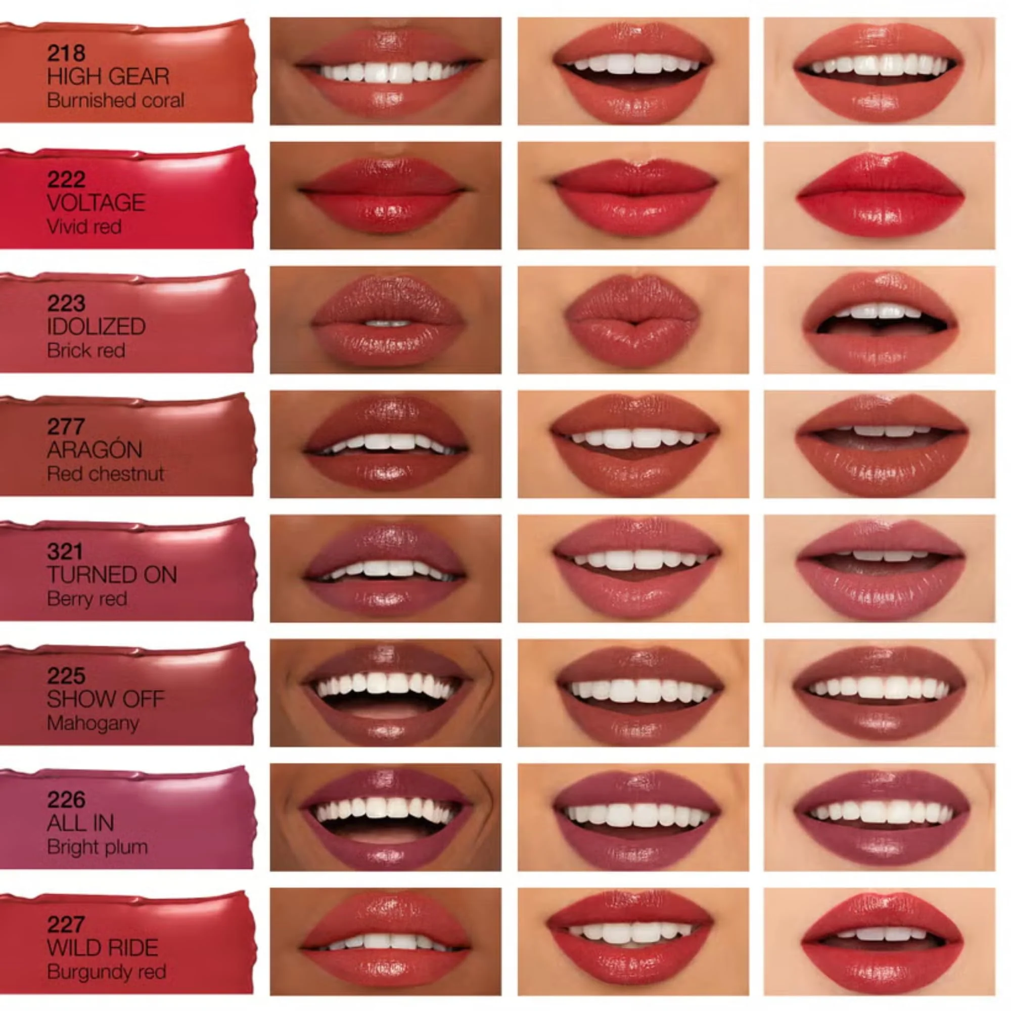 NARS Afterglow Sensual Shine Lipstick - High Gear 218 - Image 6