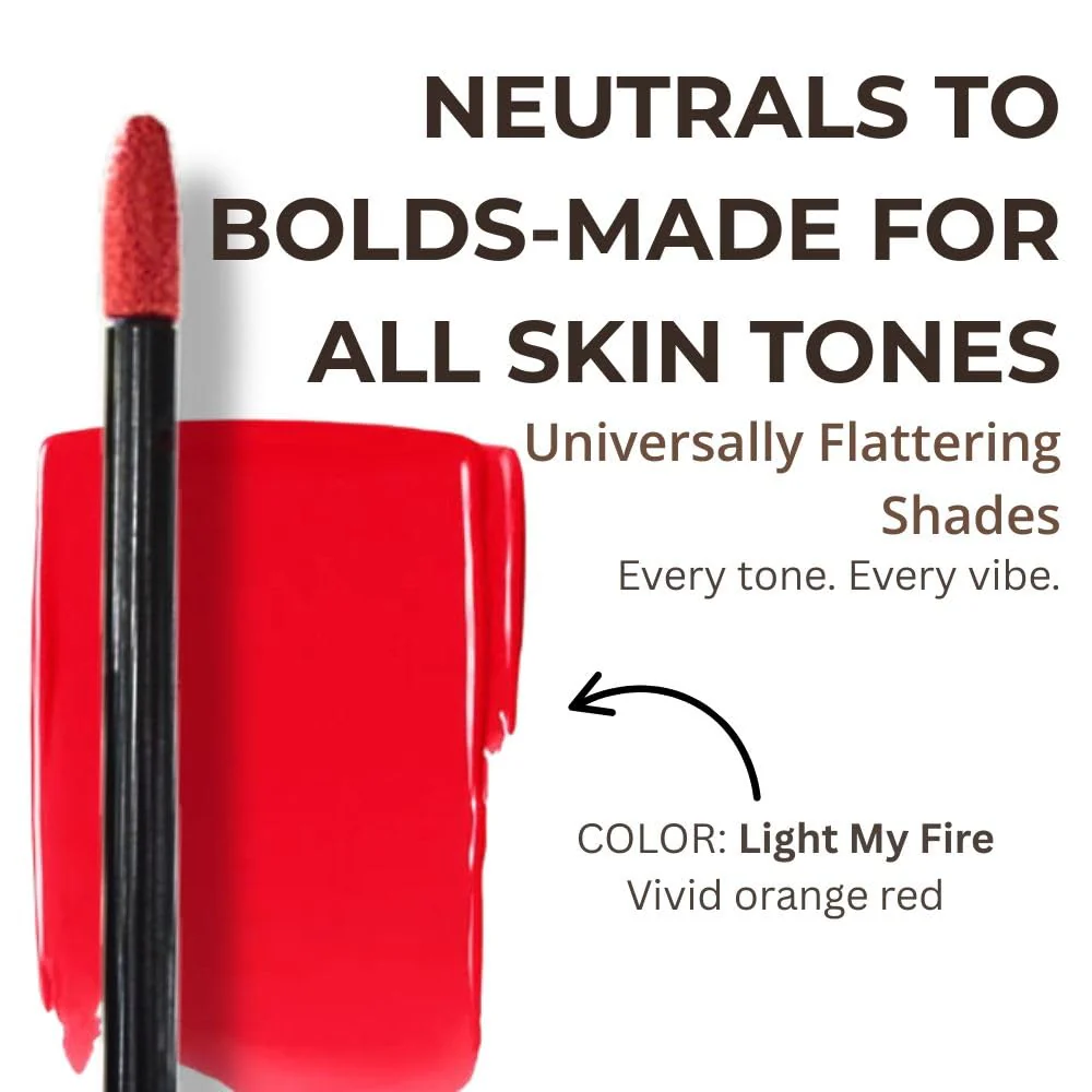 Nars Powermatte Lip Pigment Potency and Precision Matte Yet - Light My Fire - Image 2